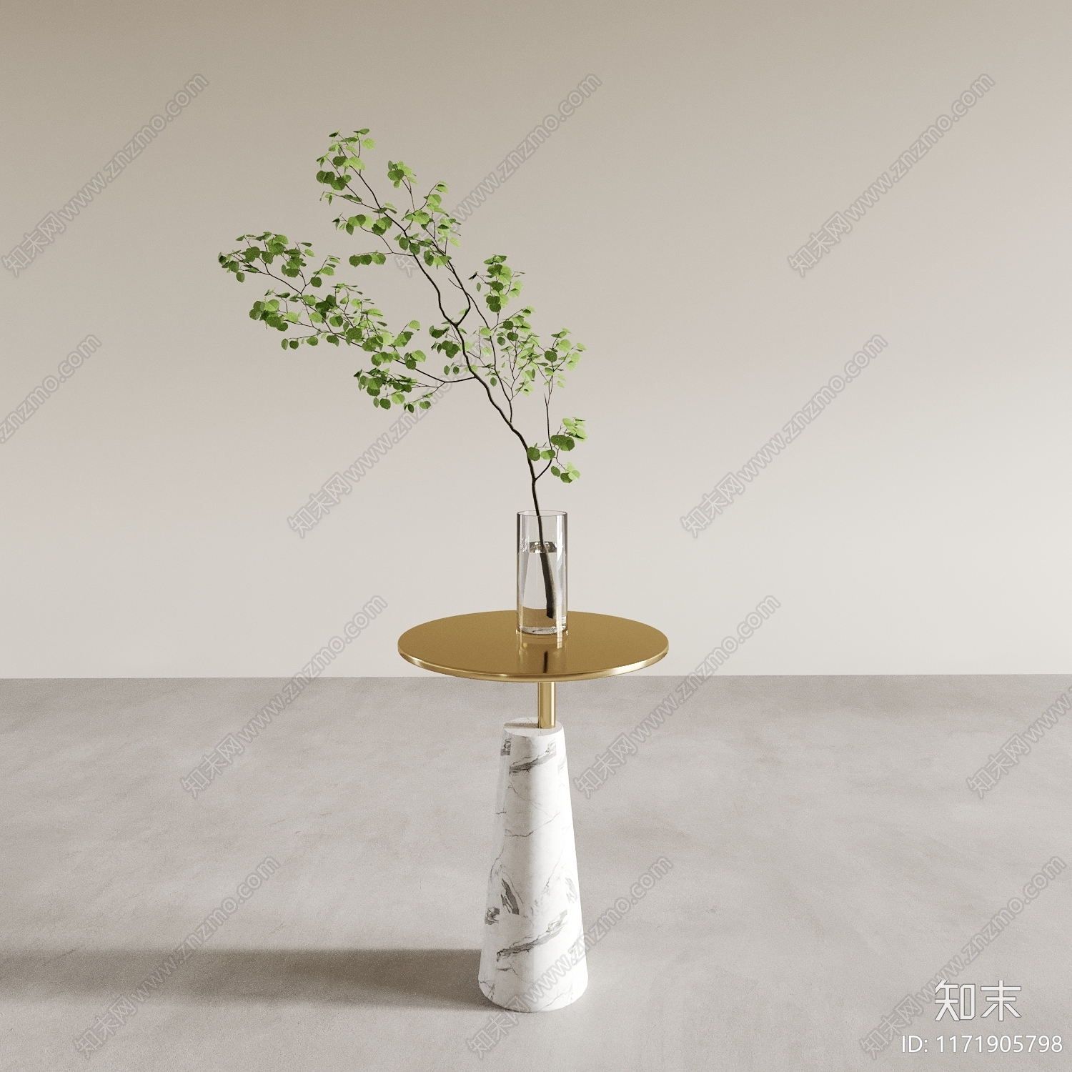 现代极简边几3D模型下载【ID:1171905798】