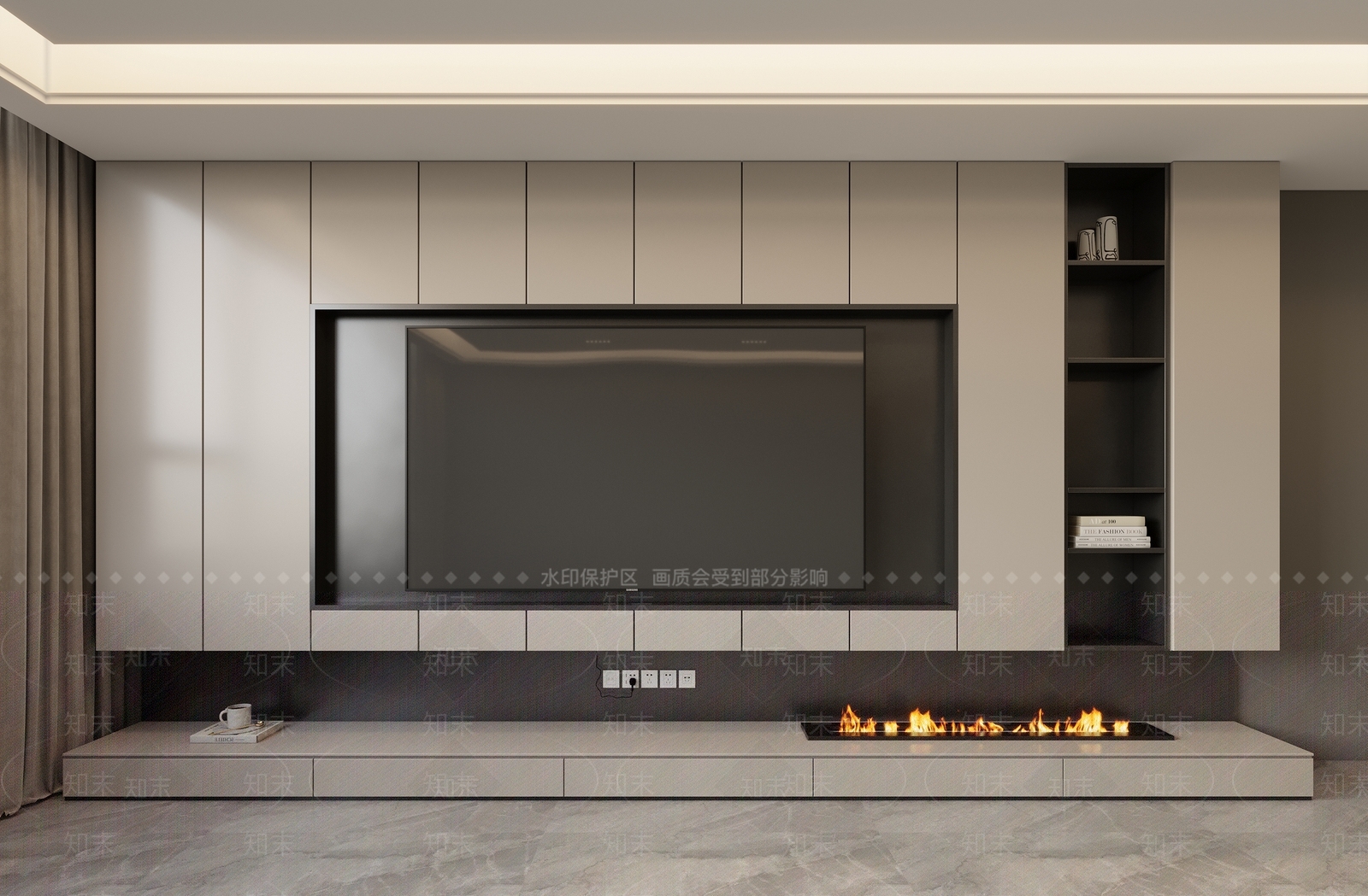 现代家居客厅3D模型下载【ID:1171916035】