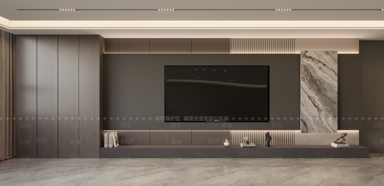 现代意式家居客厅3D模型下载【ID:1171916467】