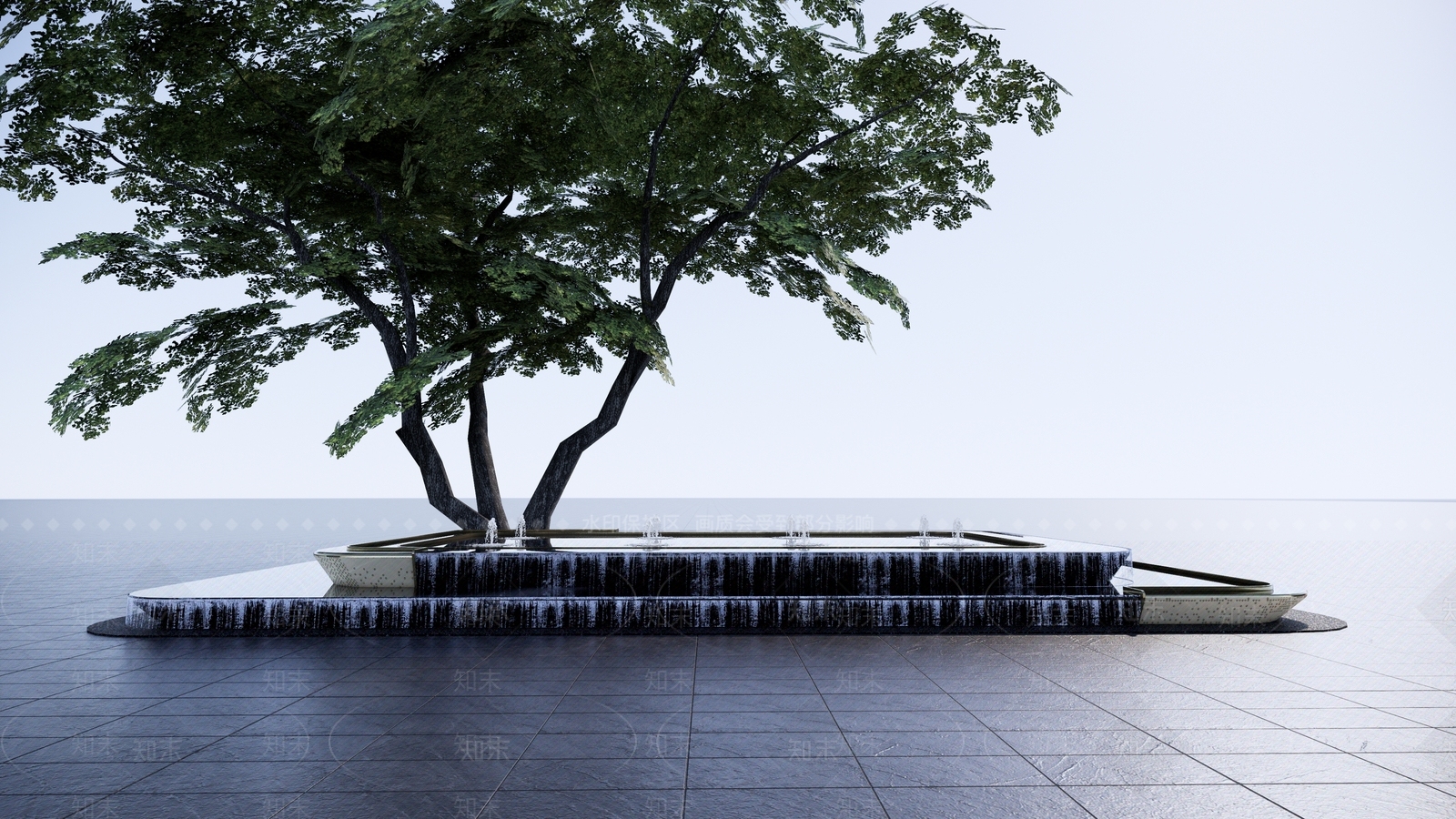 现代水景SU模型下载【ID:1171934424】