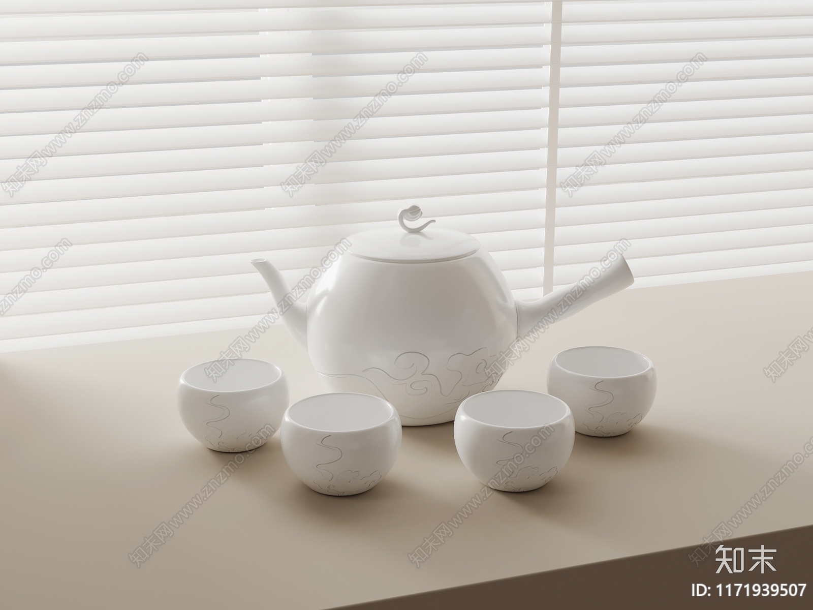 茶具3D模型下载【ID:1171939507】