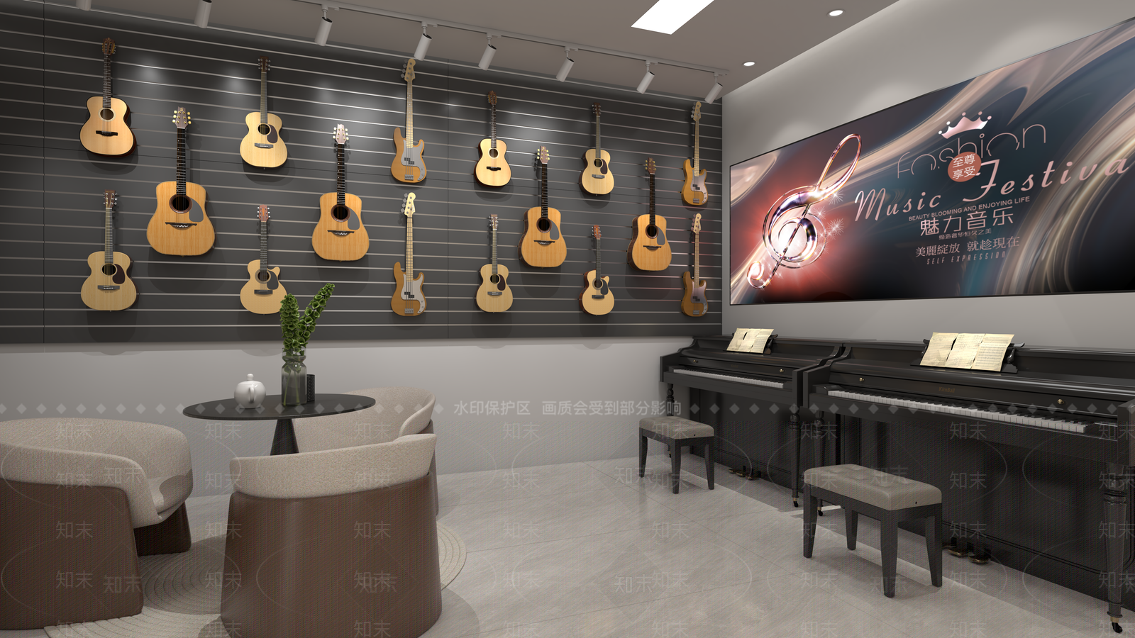 现代其他店铺SU模型下载【ID:1171941370】