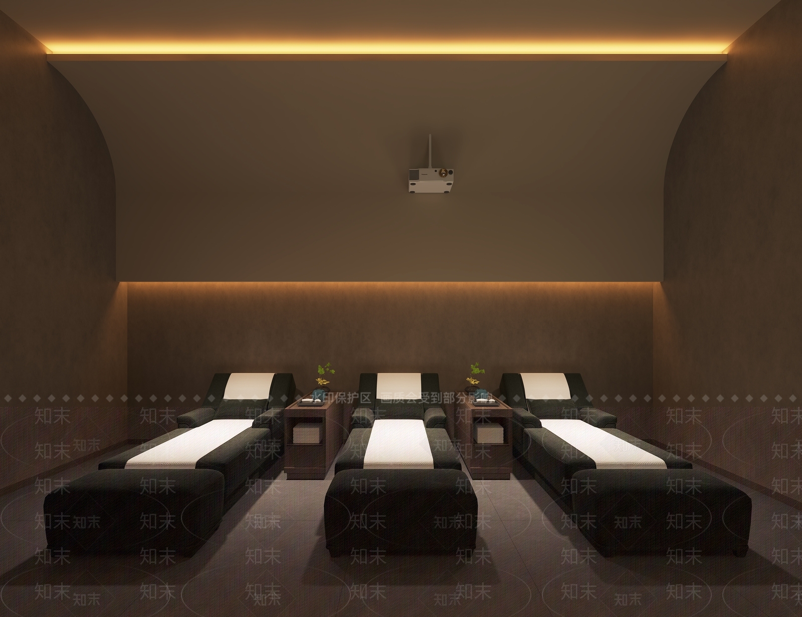 现代足浴店3D模型下载【ID:1171942192】