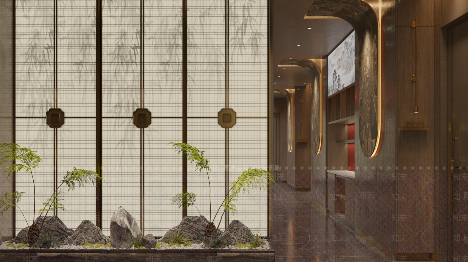现代包厢3D模型下载【ID:1171946520】