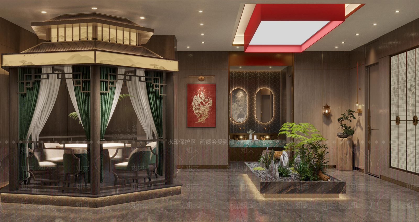 现代包厢3D模型下载【ID:1171946520】
