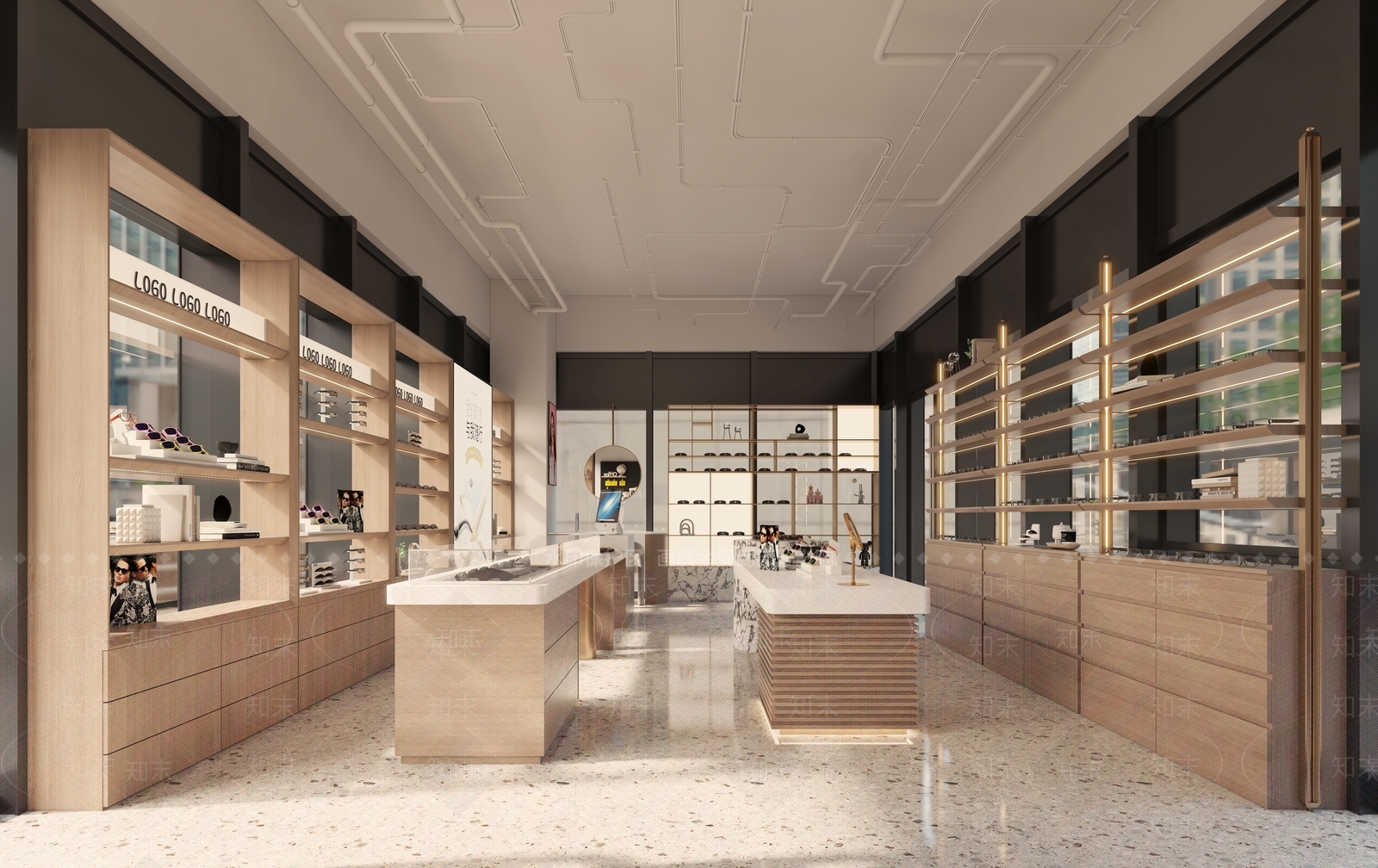 现代眼镜店3D模型下载【ID:1171951624】