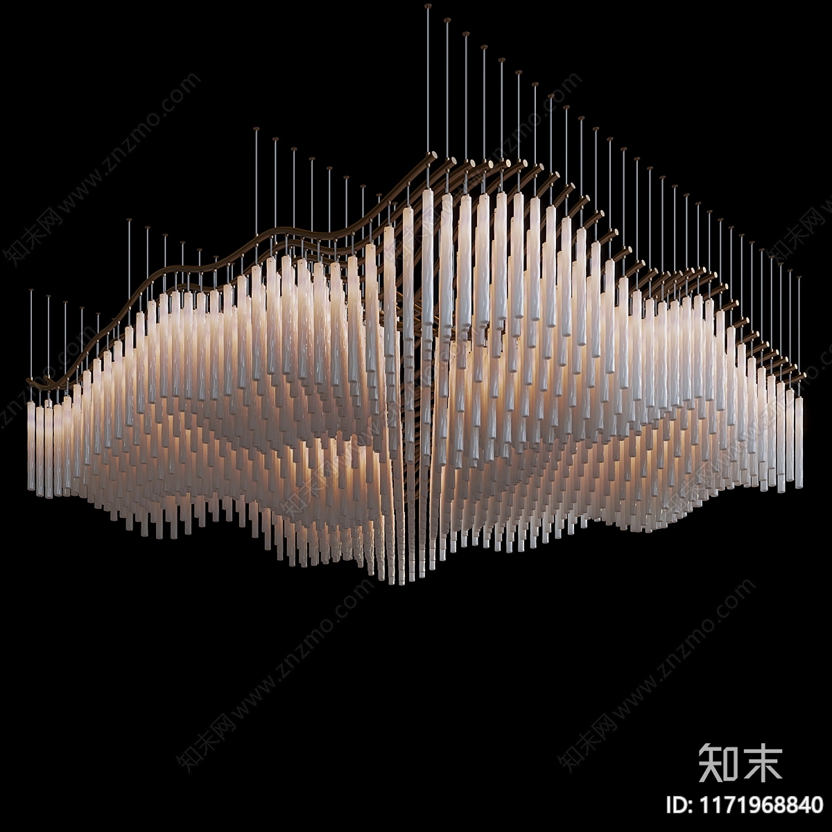 现代吊灯3D模型下载【ID:1171968840】