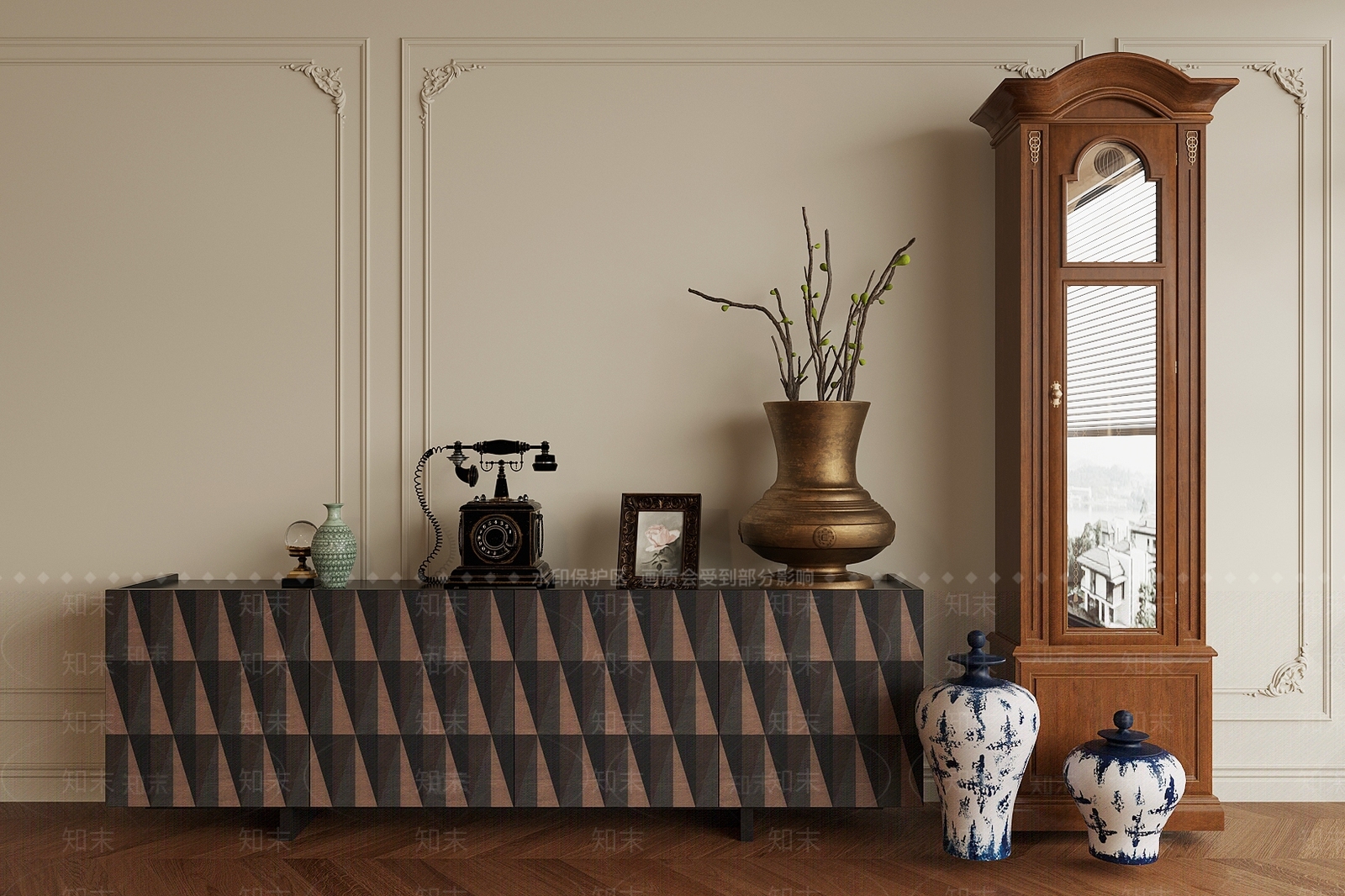 中古电视柜3D模型下载【ID:1171974199】