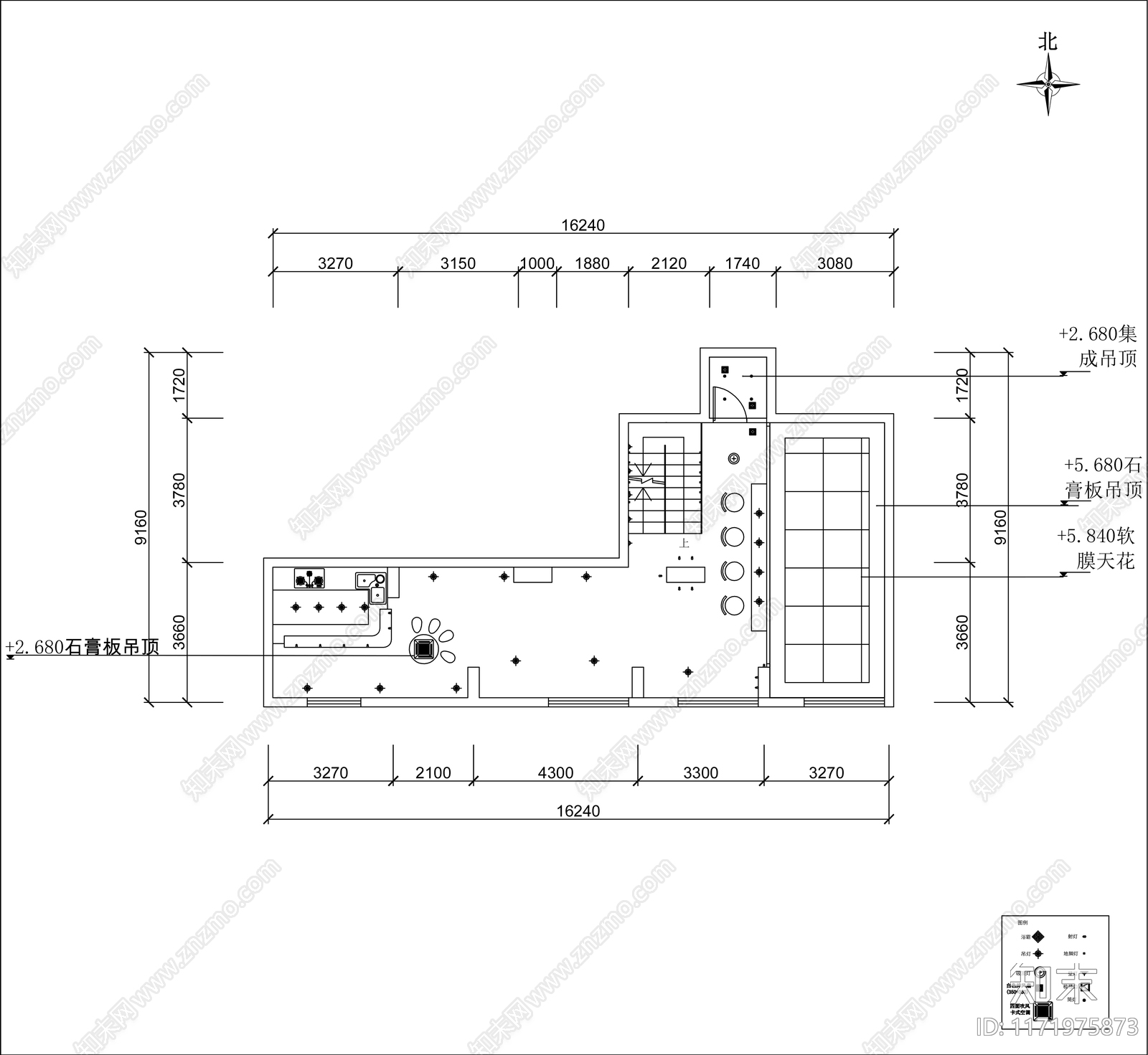 现代其他餐饮空间施工图下载【ID:1171975873】