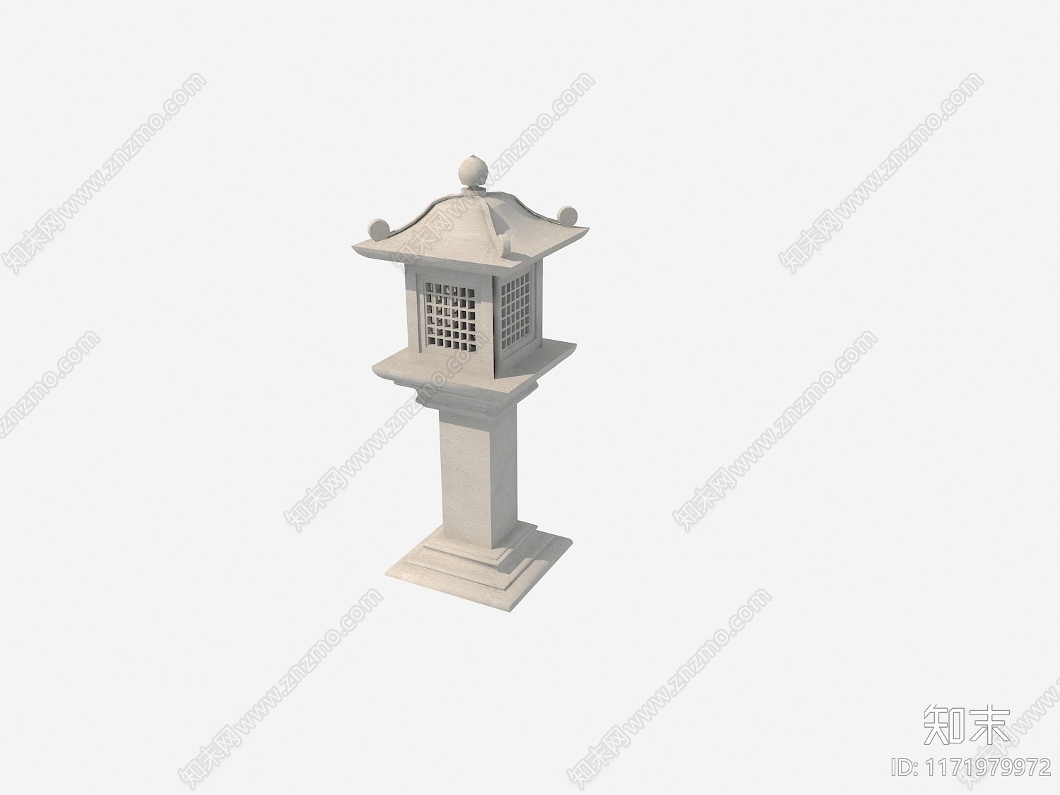 新中式中式古建3D模型下载【ID:1171979972】