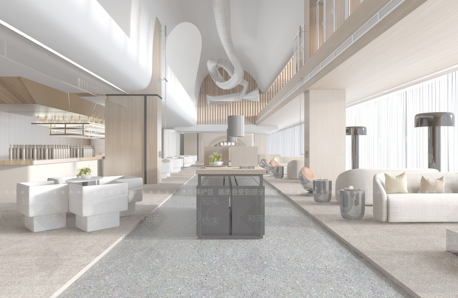 现代其他餐饮空间3D模型下载【ID:1171981914】