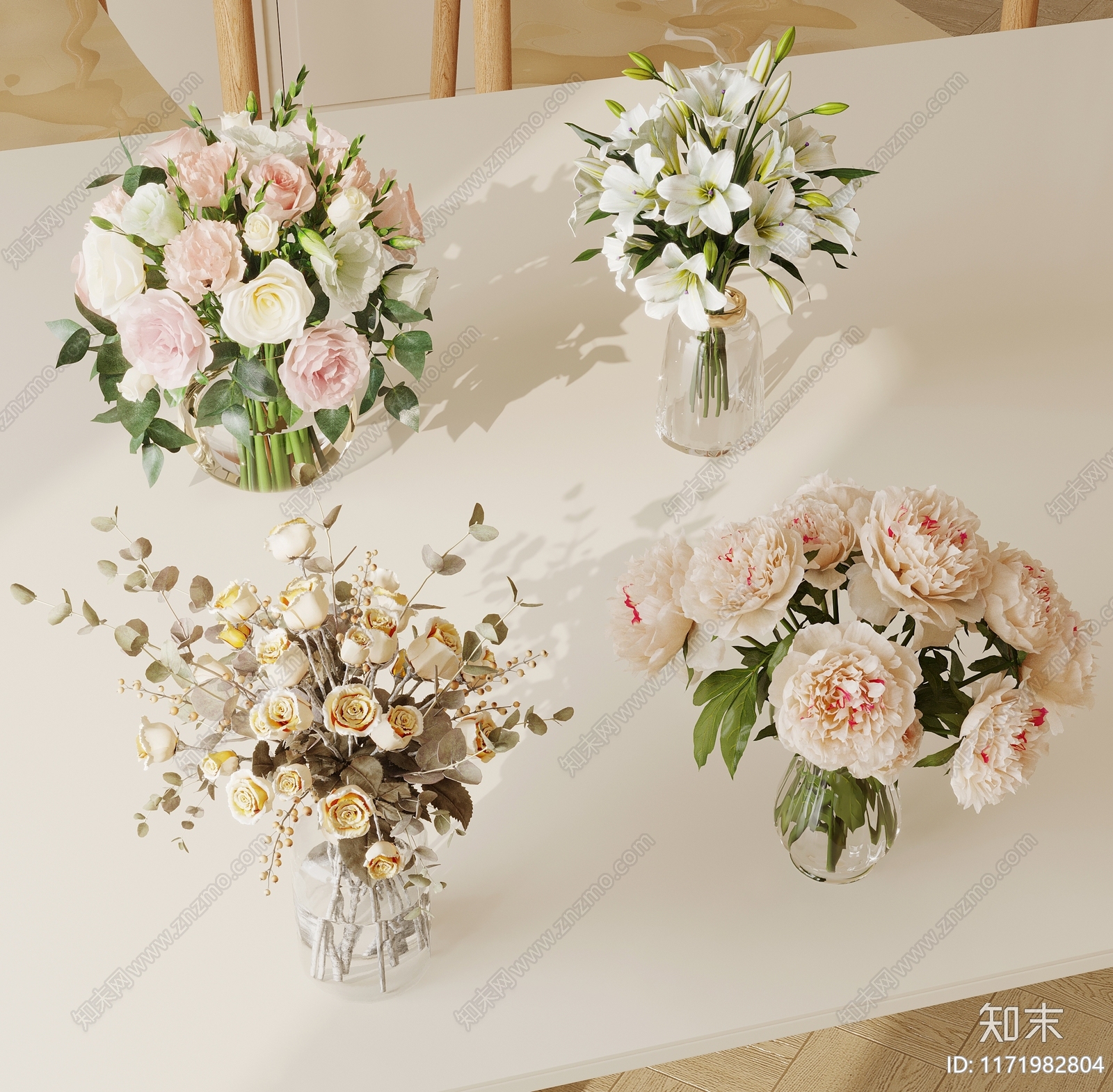 现代花瓶3D模型下载【ID:1171982804】