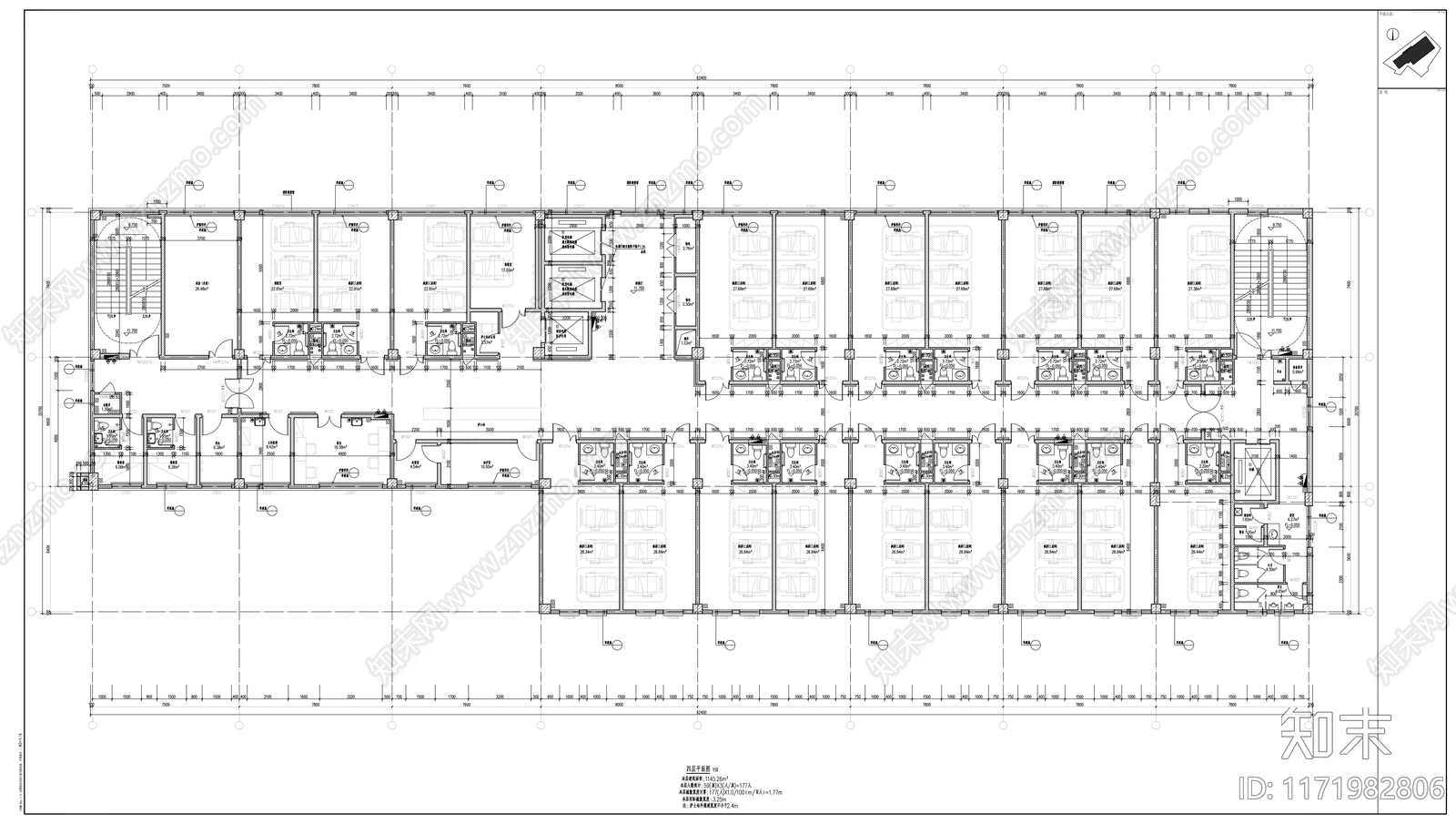 现代医院建筑施工图下载【ID:1171982806】