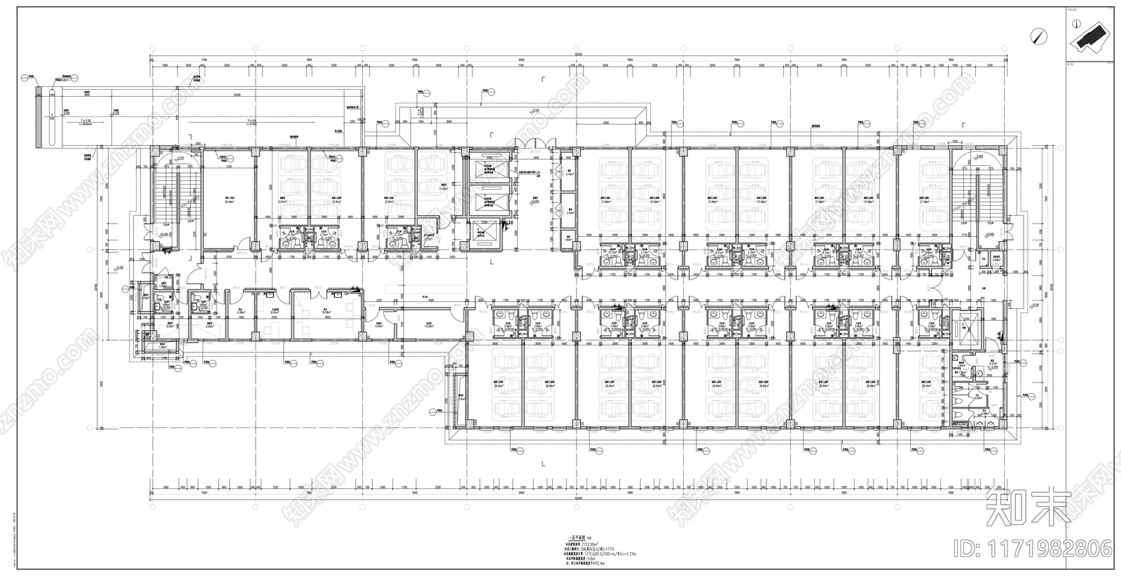 现代医院建筑施工图下载【ID:1171982806】