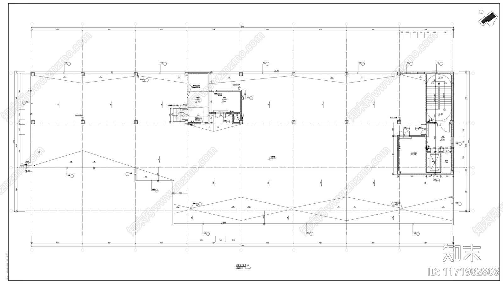 现代医院建筑施工图下载【ID:1171982806】