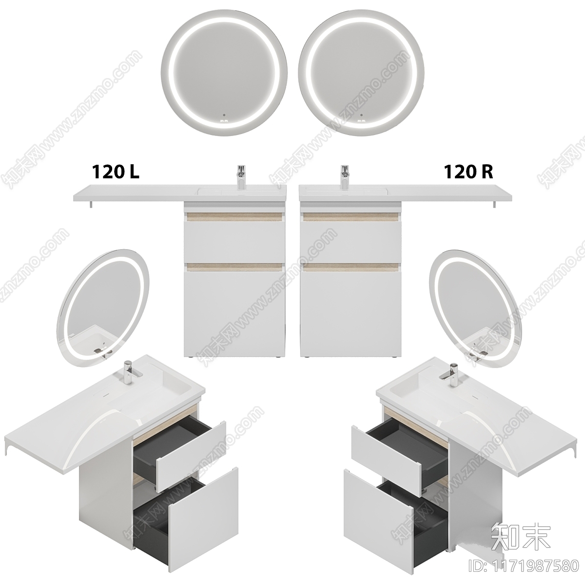 洗手台3D模型下载【ID:1171987580】