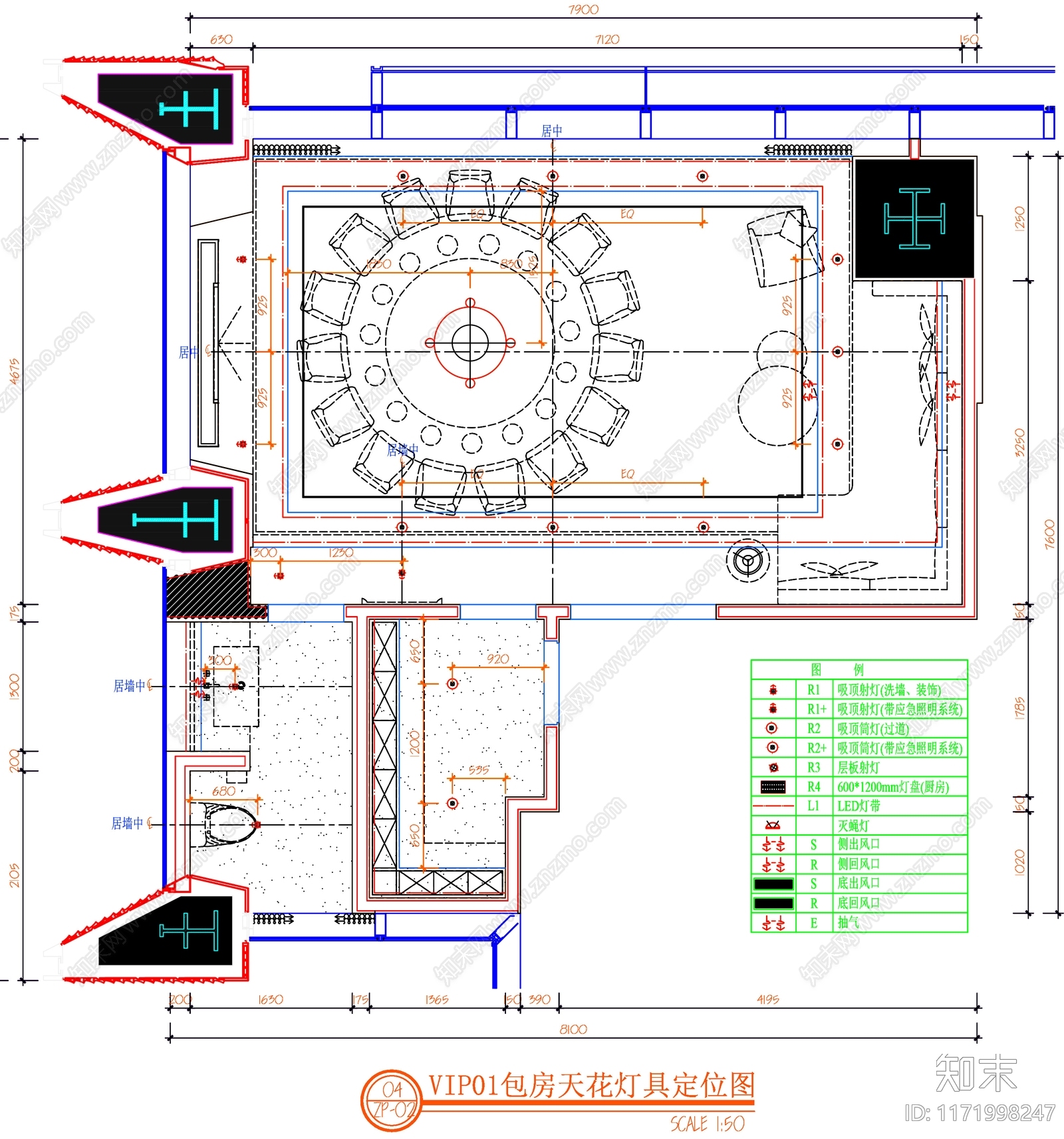 现代工装图库cad施工图下载【ID:1171998247】