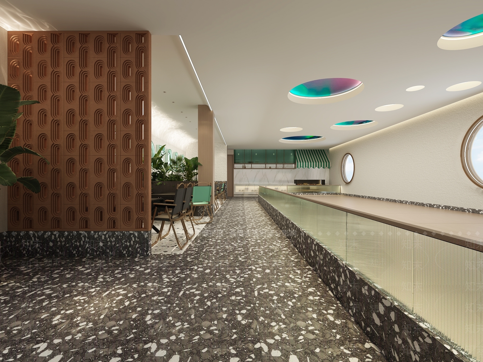 现代轻奢足浴店3D模型下载【ID:1171998591】