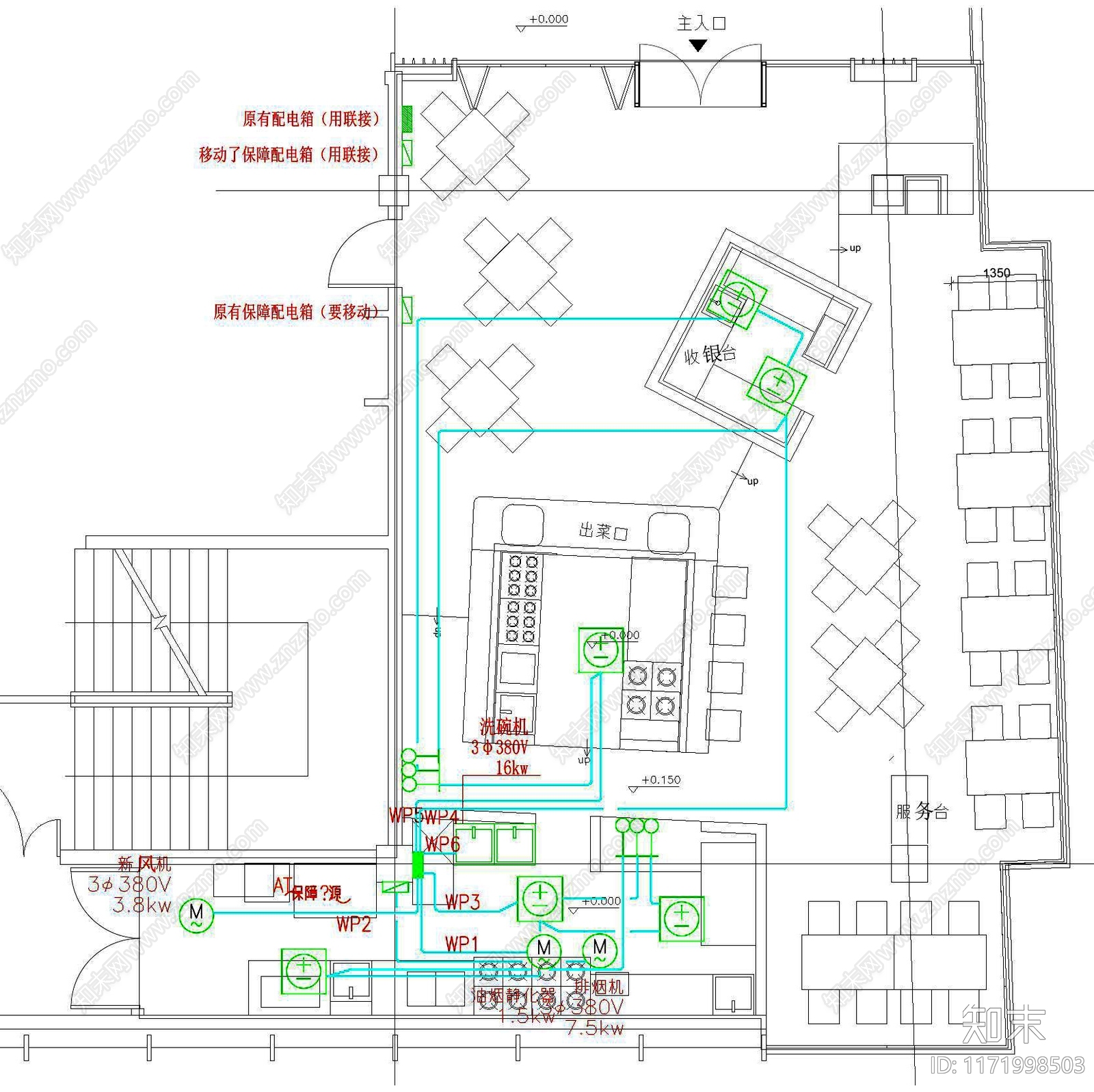 现代工装图库cad施工图下载【ID:1171998503】