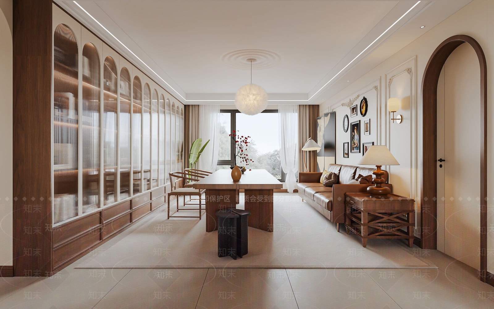 现代家居餐厅3D模型下载【ID:1214757259】