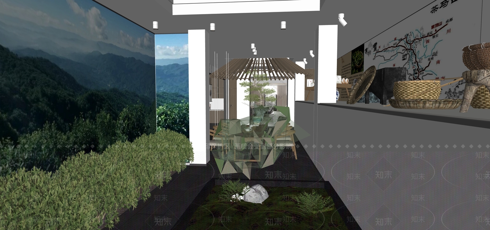 现代其他文化空间SU模型下载【ID:1172019226】