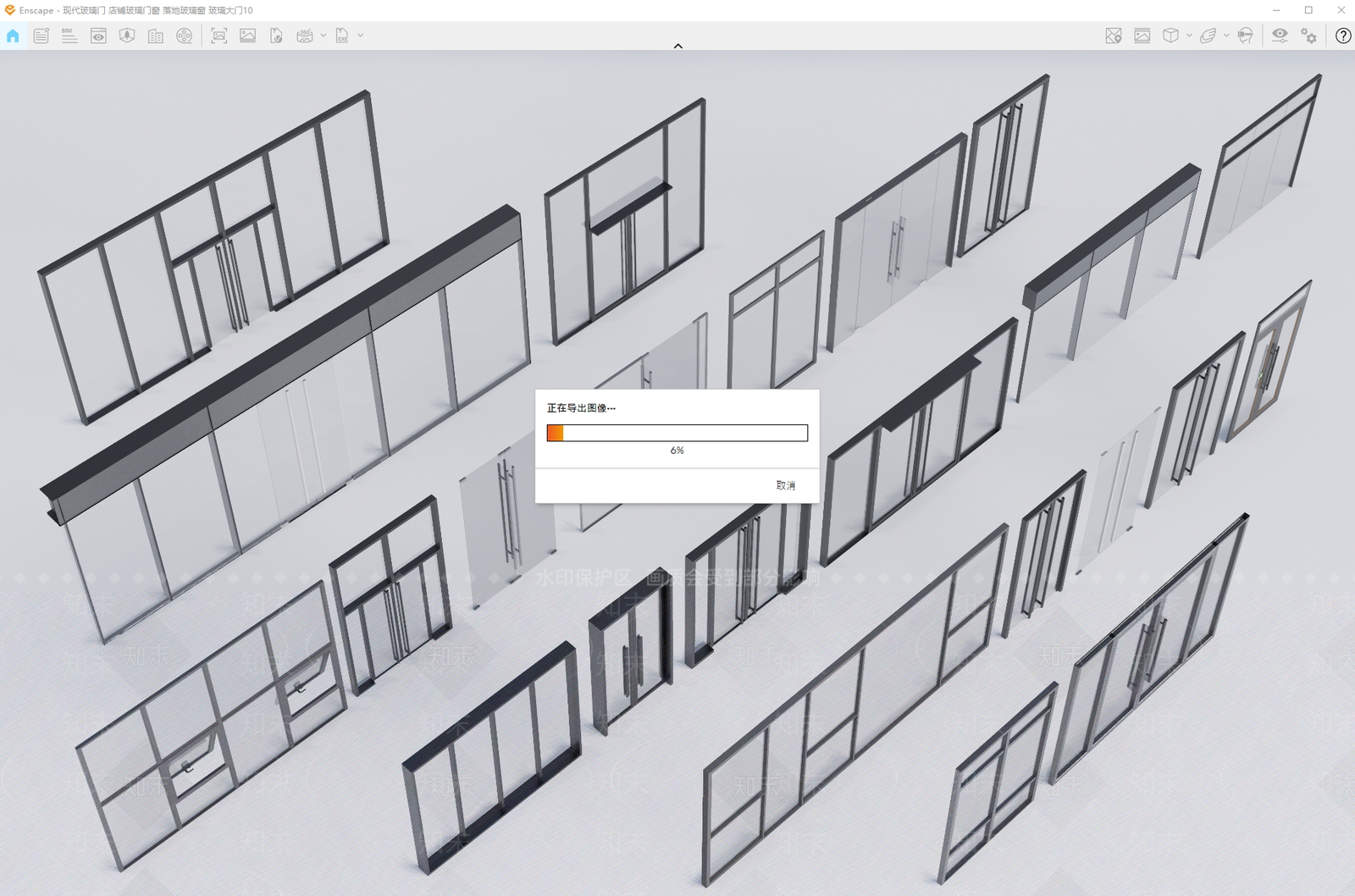 现代其他门SU模型下载【ID:1172023535】