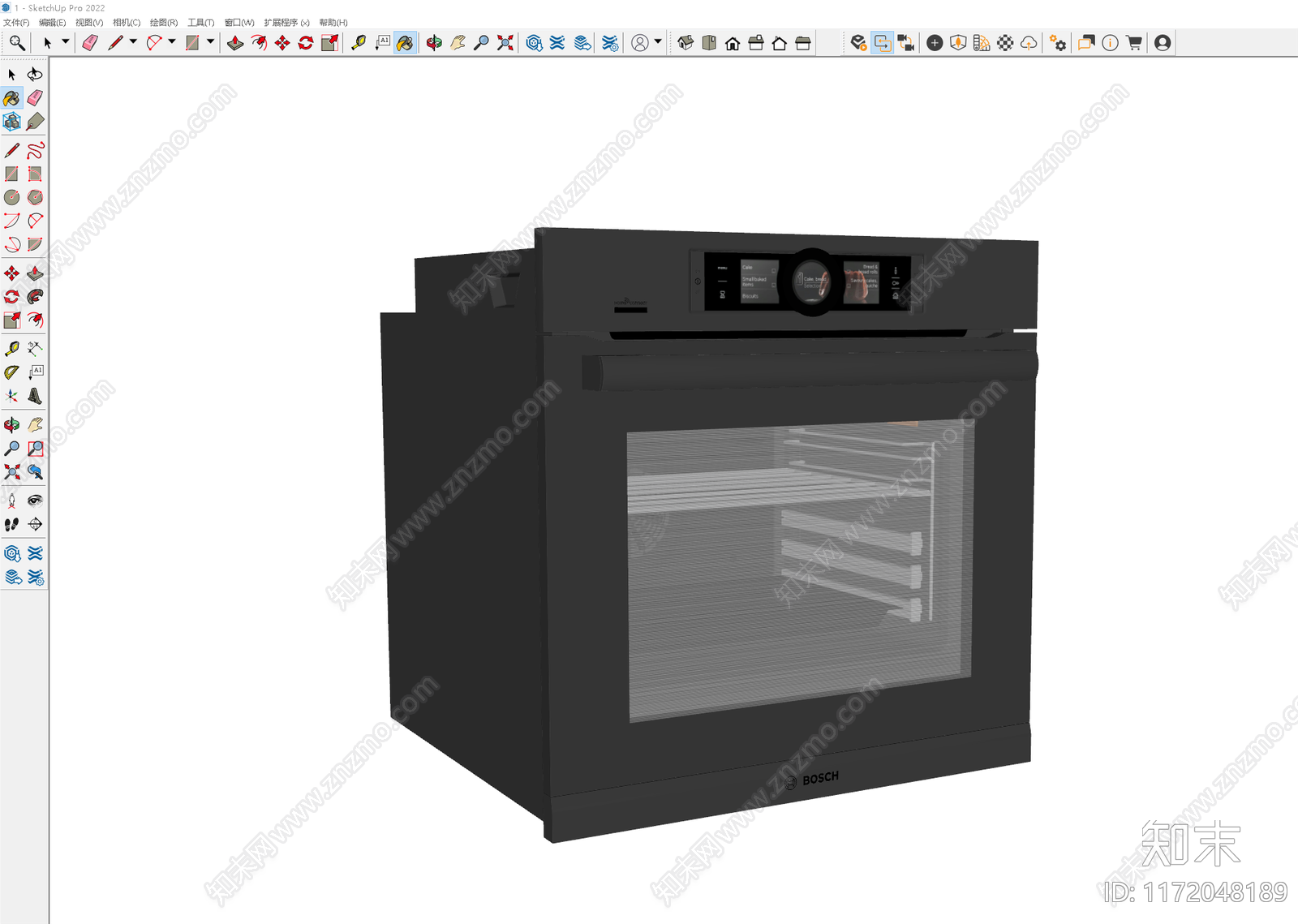 烤箱SU模型下载【ID:1172048189】