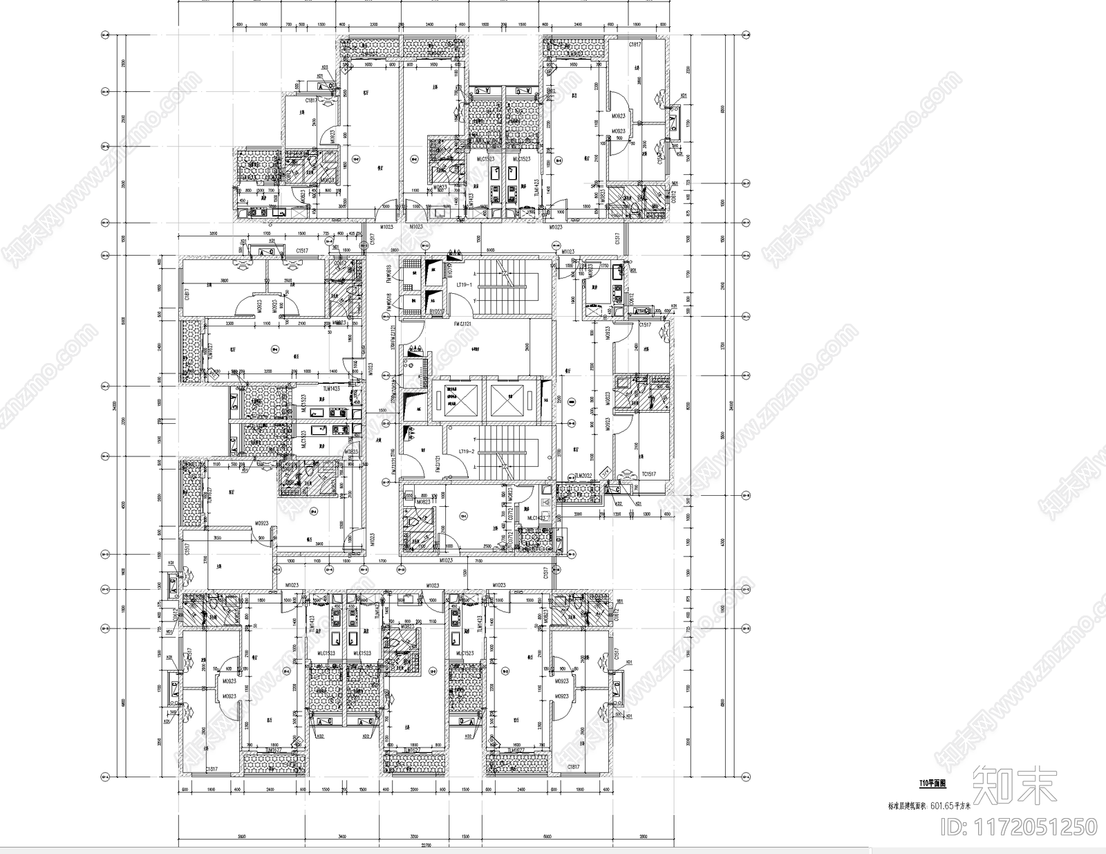 现代其他居住建筑cad施工图下载【ID:1172051250】