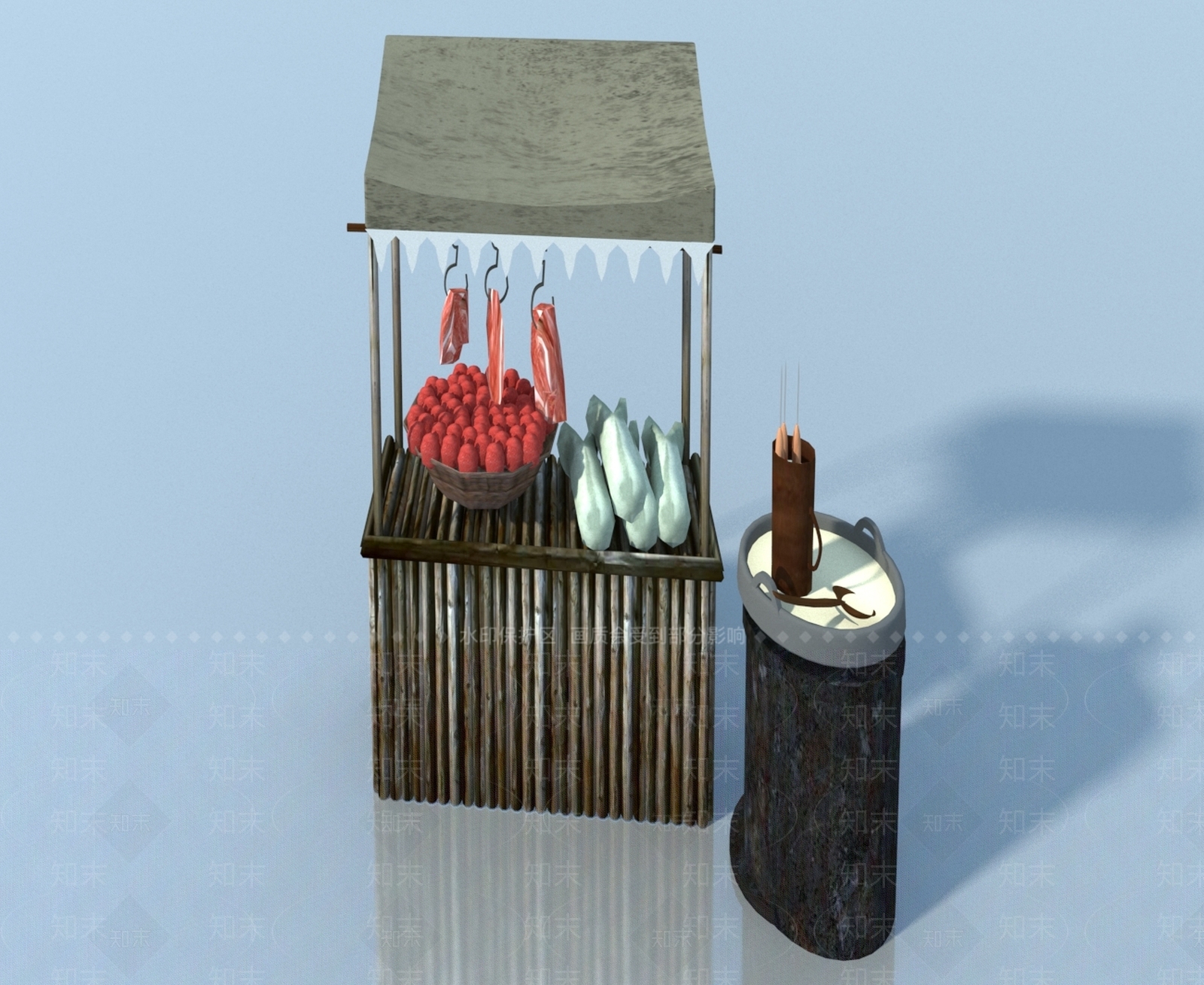 现代单人沙发3D模型下载【ID:1172052476】