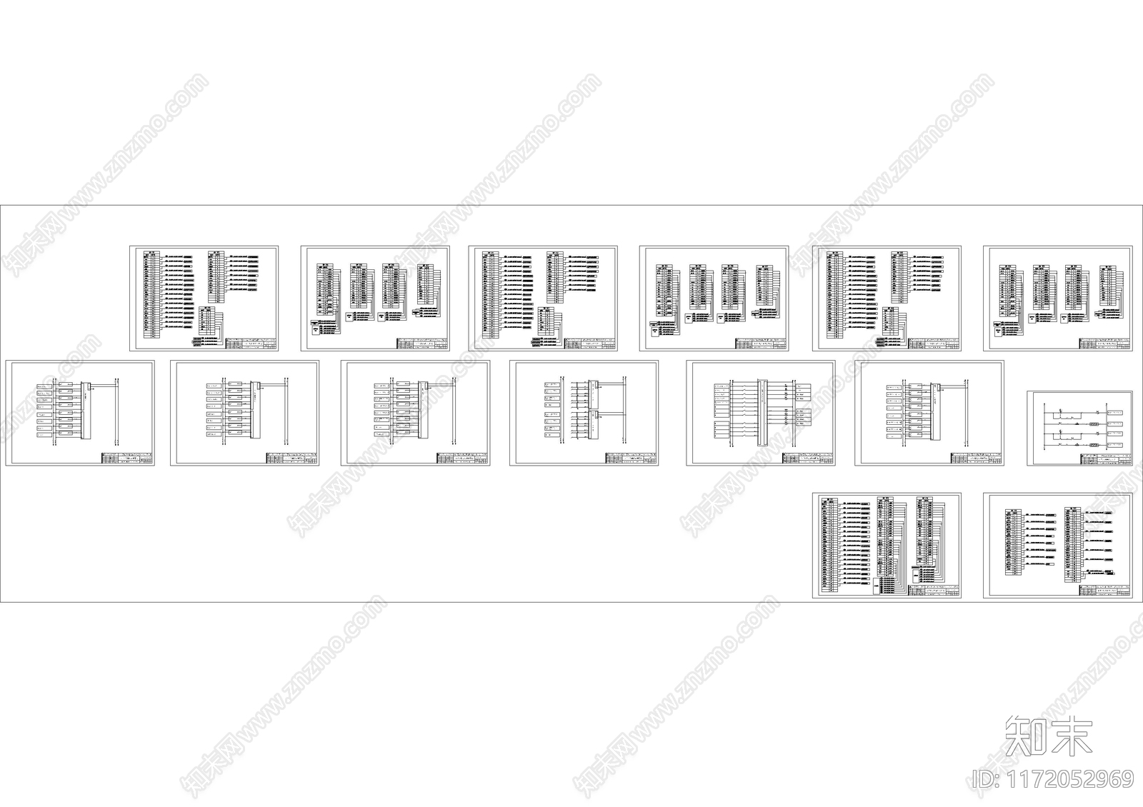 电气图cad施工图下载【ID:1172052969】