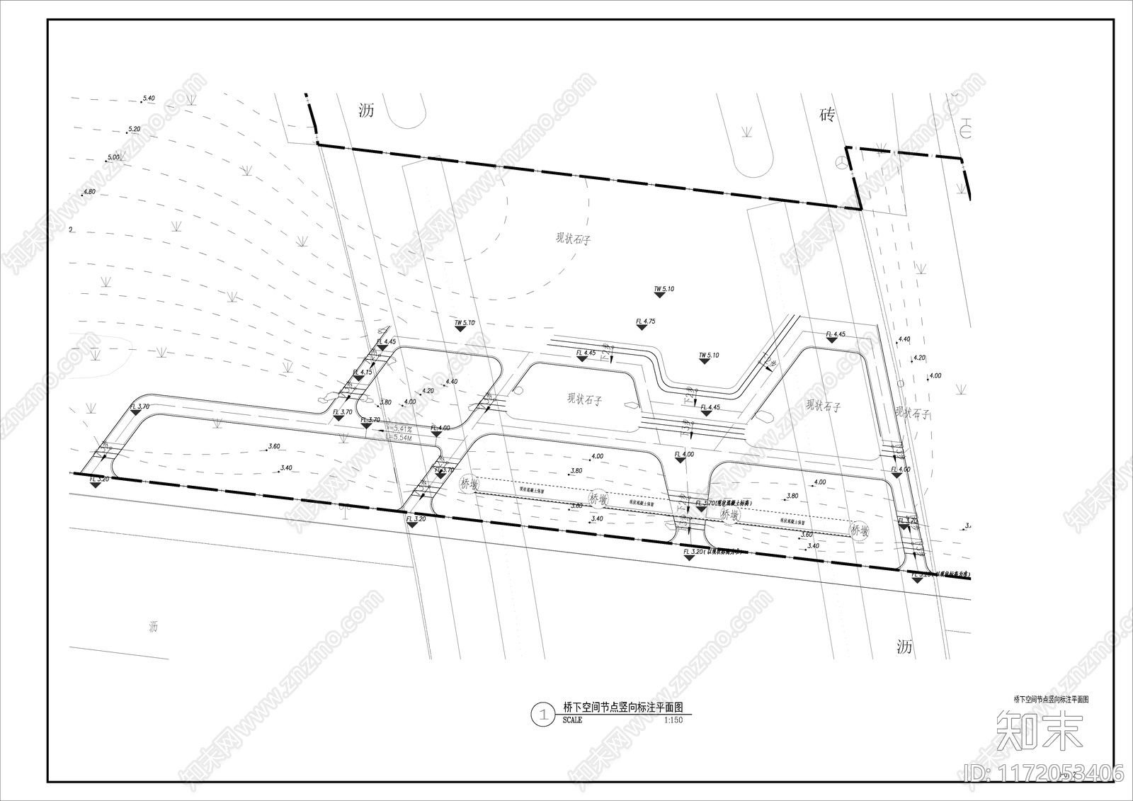 现代其他景观cad施工图下载【ID:1172053406】