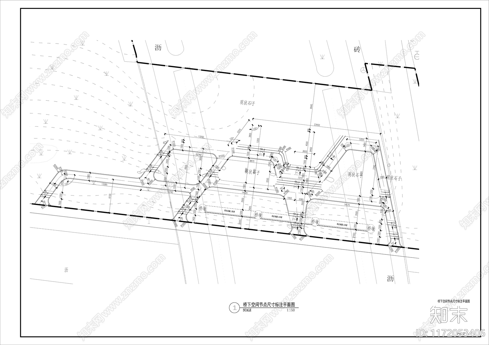 现代其他景观cad施工图下载【ID:1172053406】