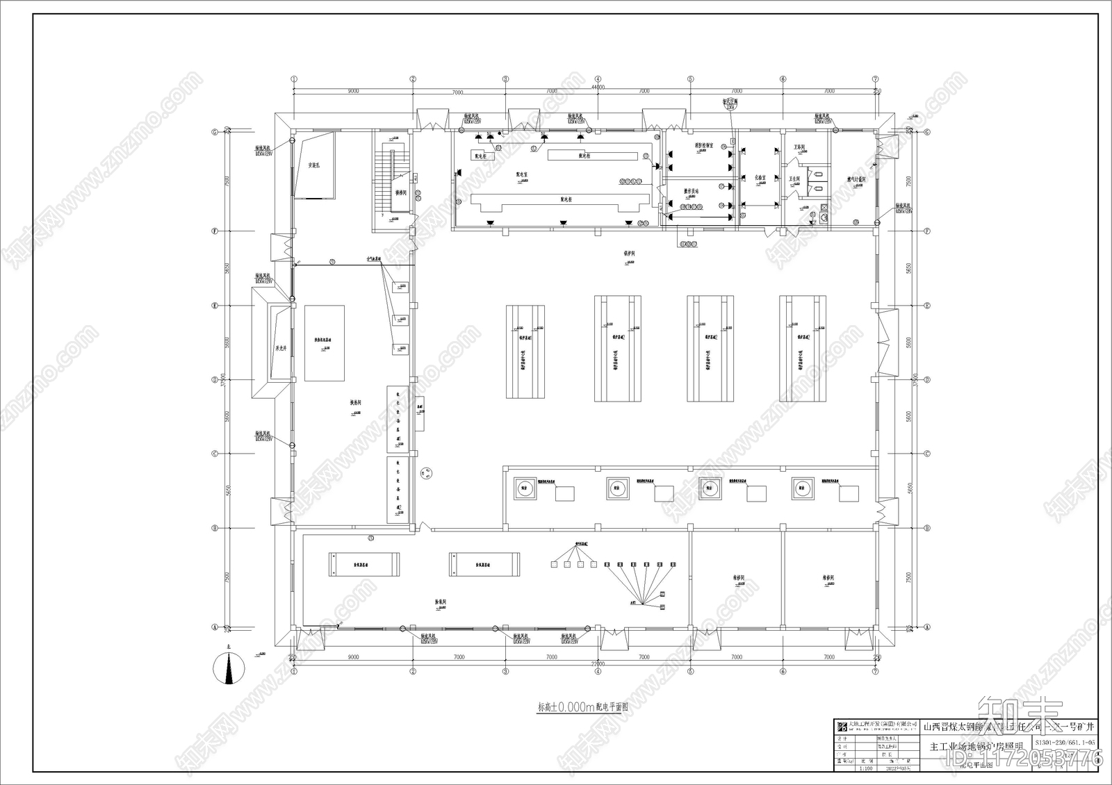 电气图cad施工图下载【ID:1172053776】