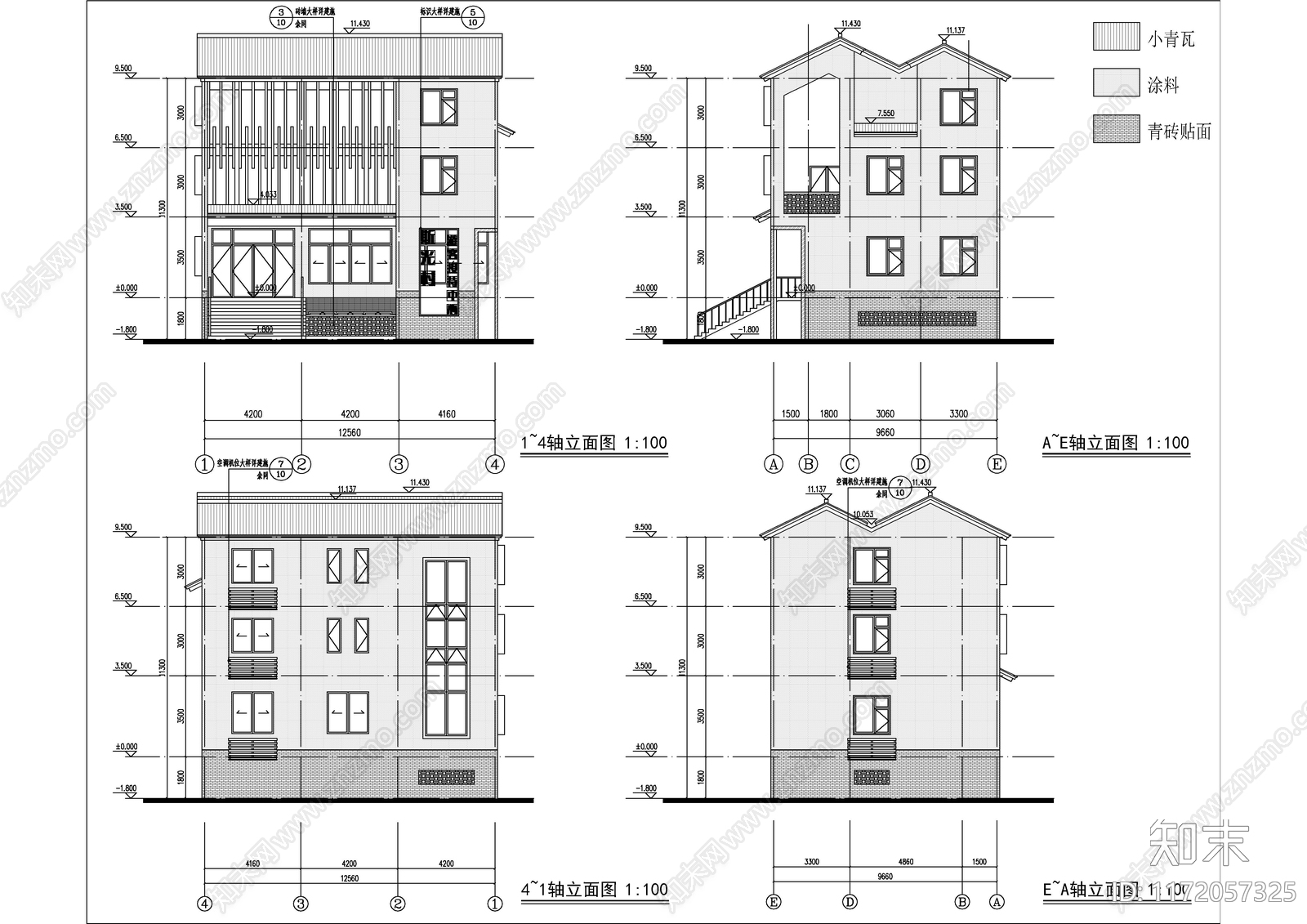 现代新中式其他建筑cad施工图下载【ID:1172057325】