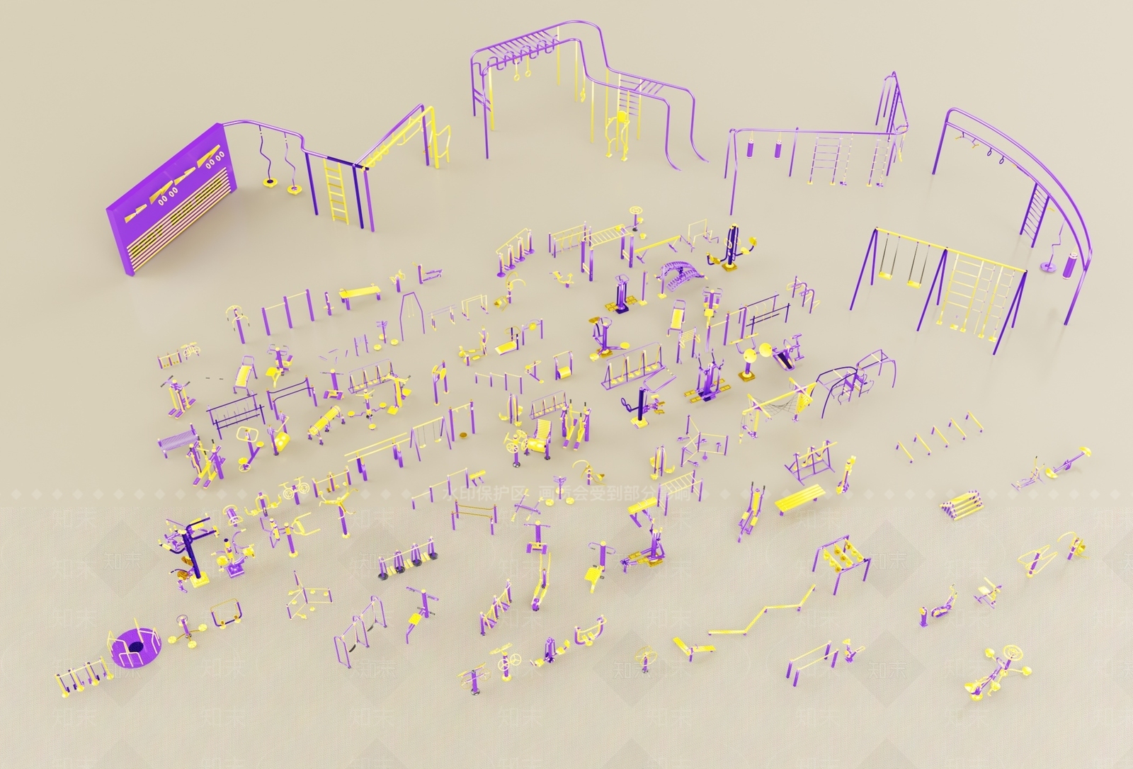 运动器材3D模型下载【ID:1172067558】