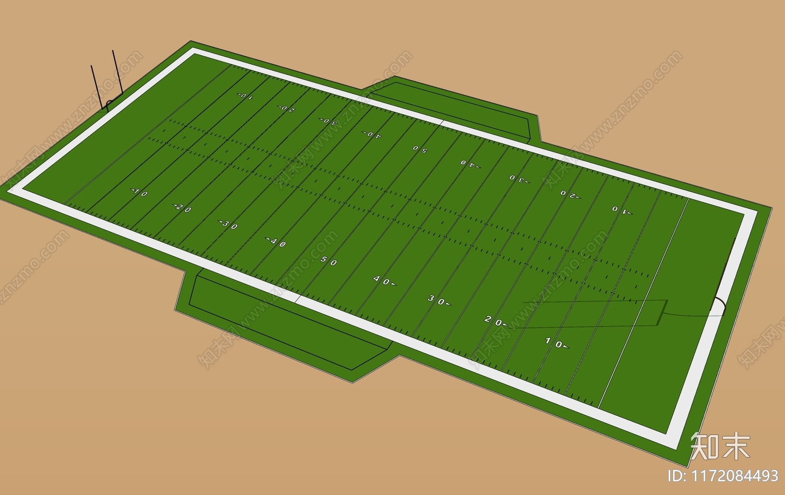 现代其他球场SU模型下载【ID:1172084493】