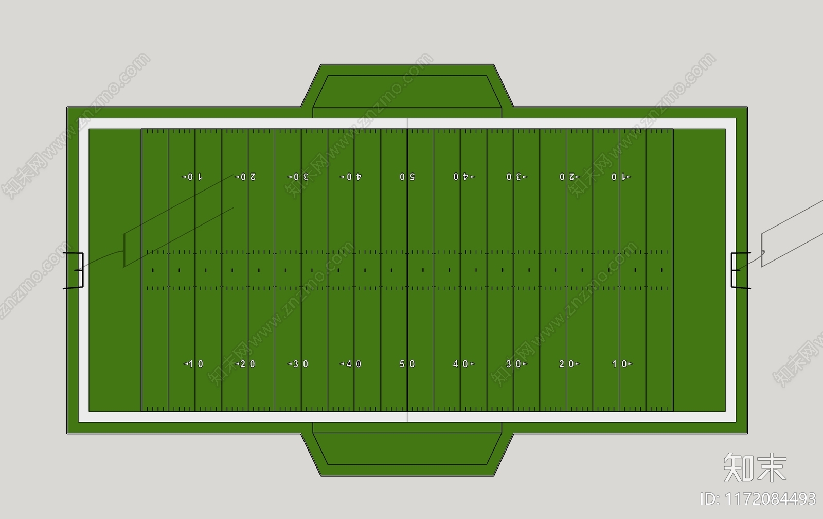 现代其他球场SU模型下载【ID:1172084493】