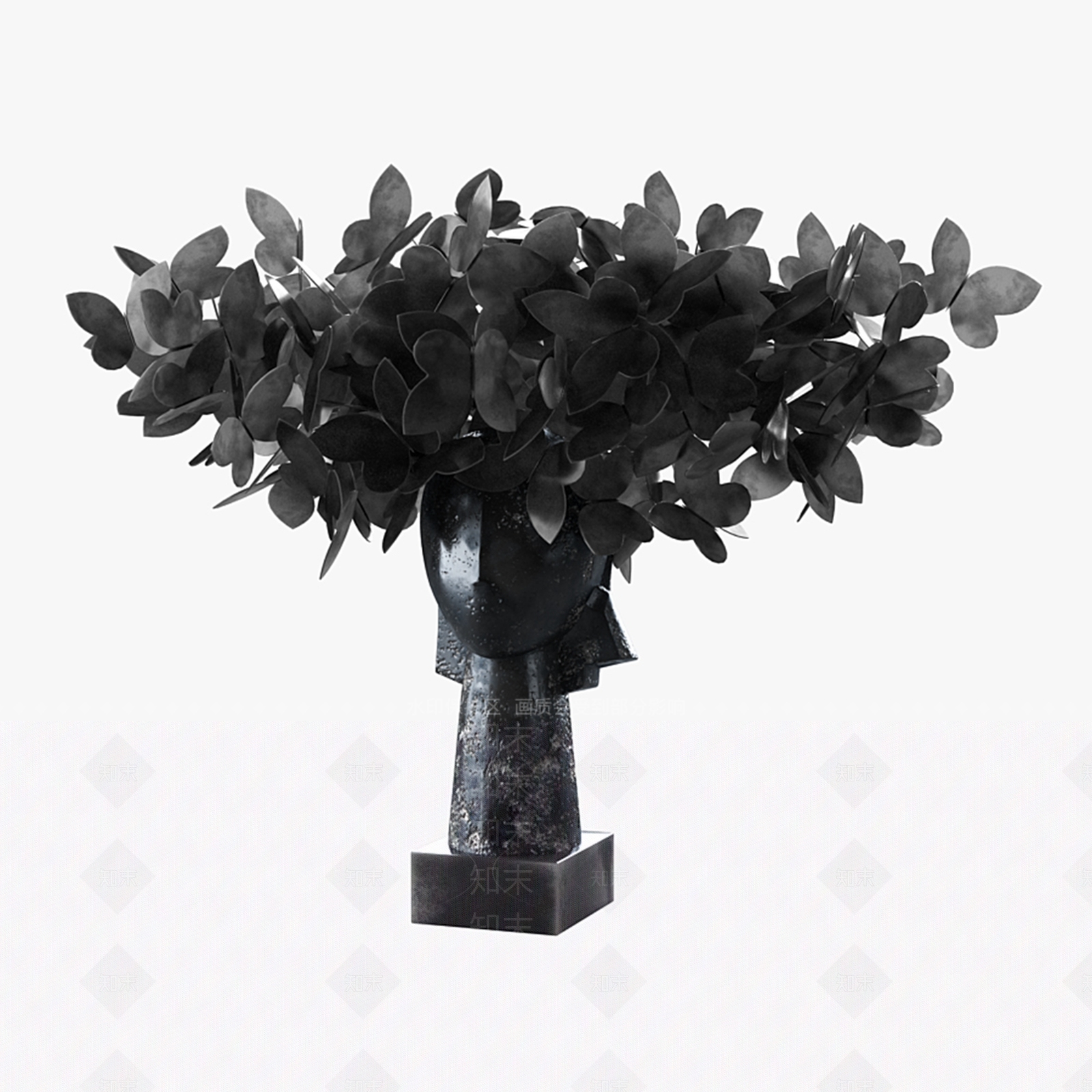 现代摆件组合3D模型下载【ID:1172083177】