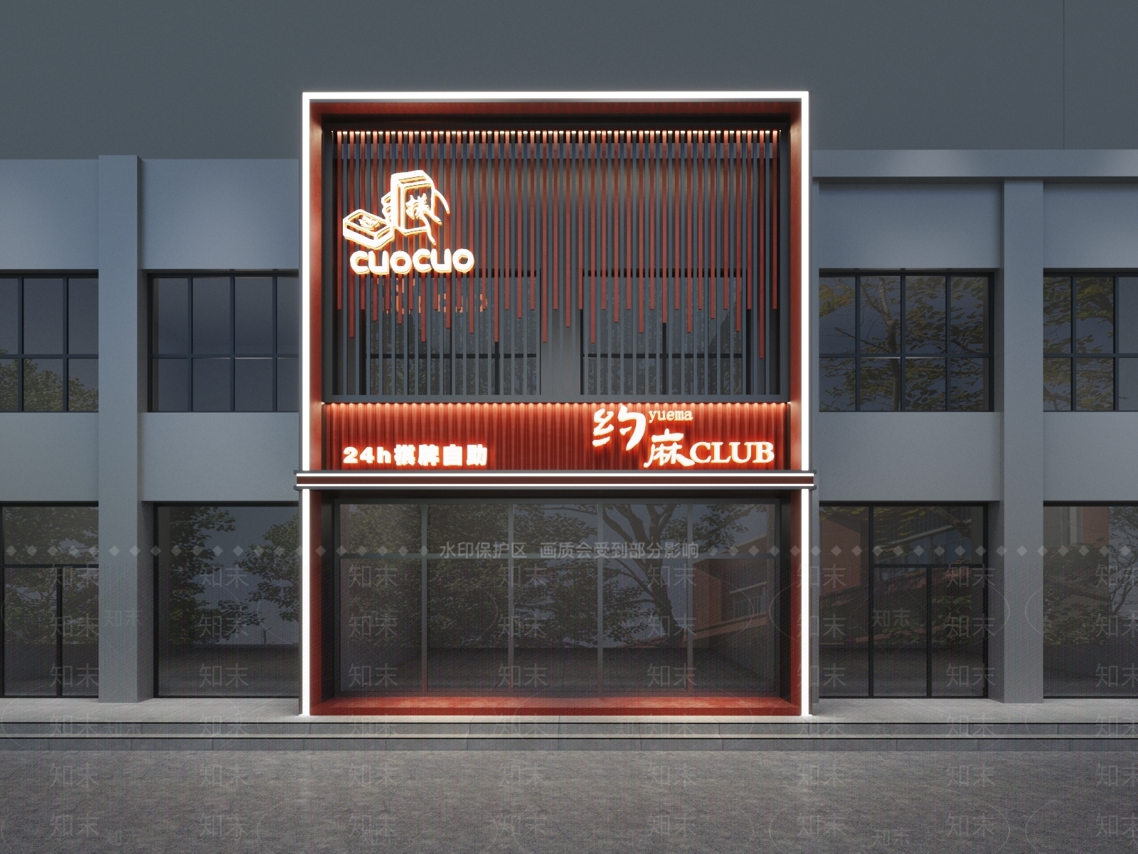门头SU模型精品下载_SketchUp模型_知末网