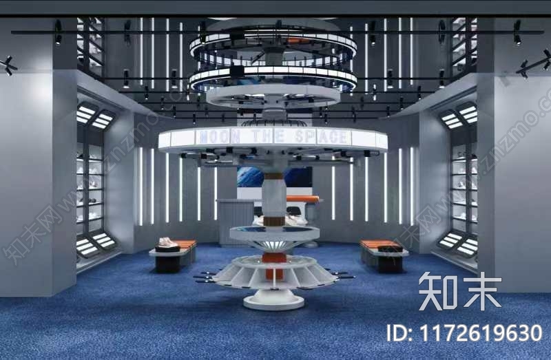 【3D悬赏模型】一己设计现代风格鞋店3D模型下载【ID:1172619630】