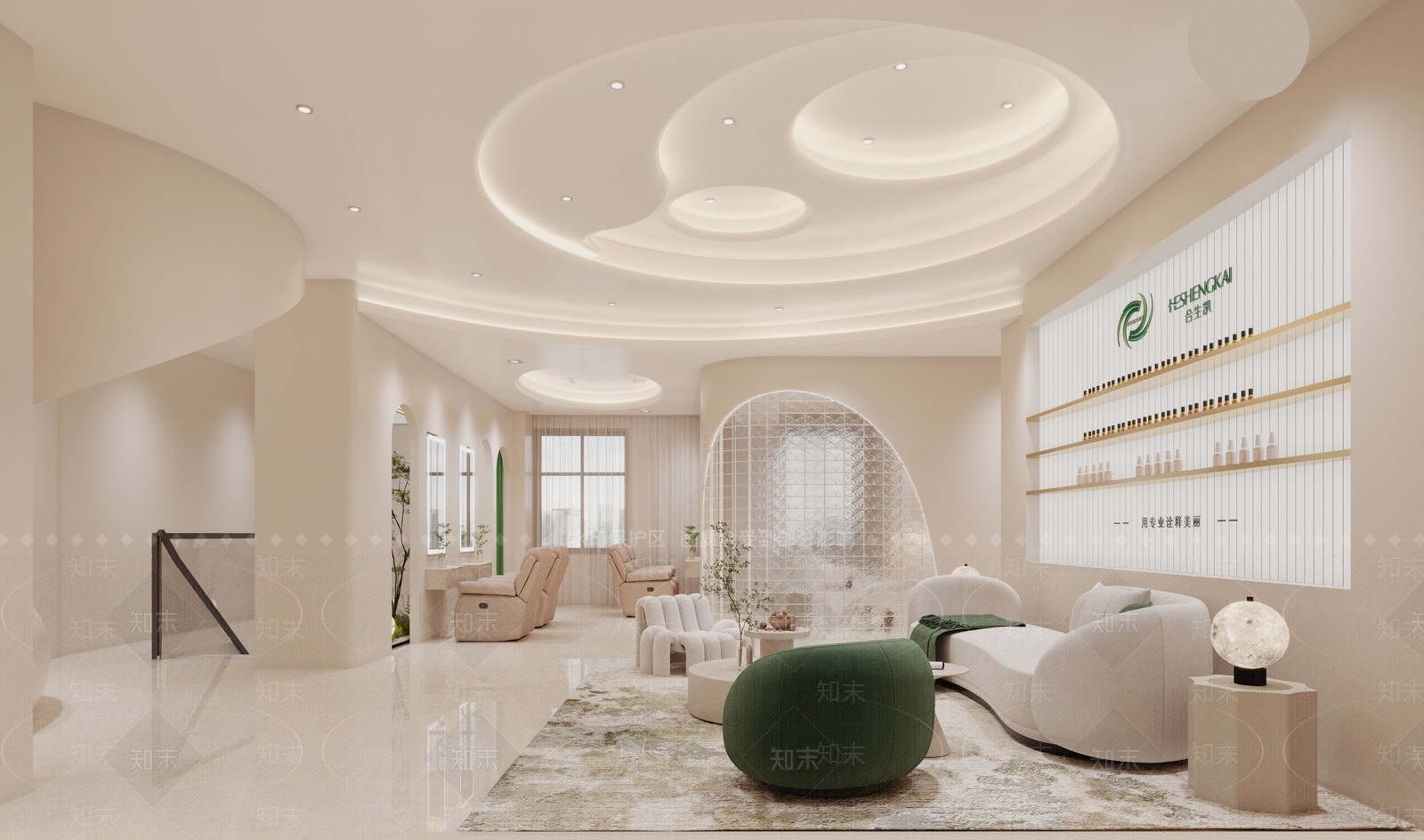 侘寂美容院3D模型下载【ID:1172115235】
