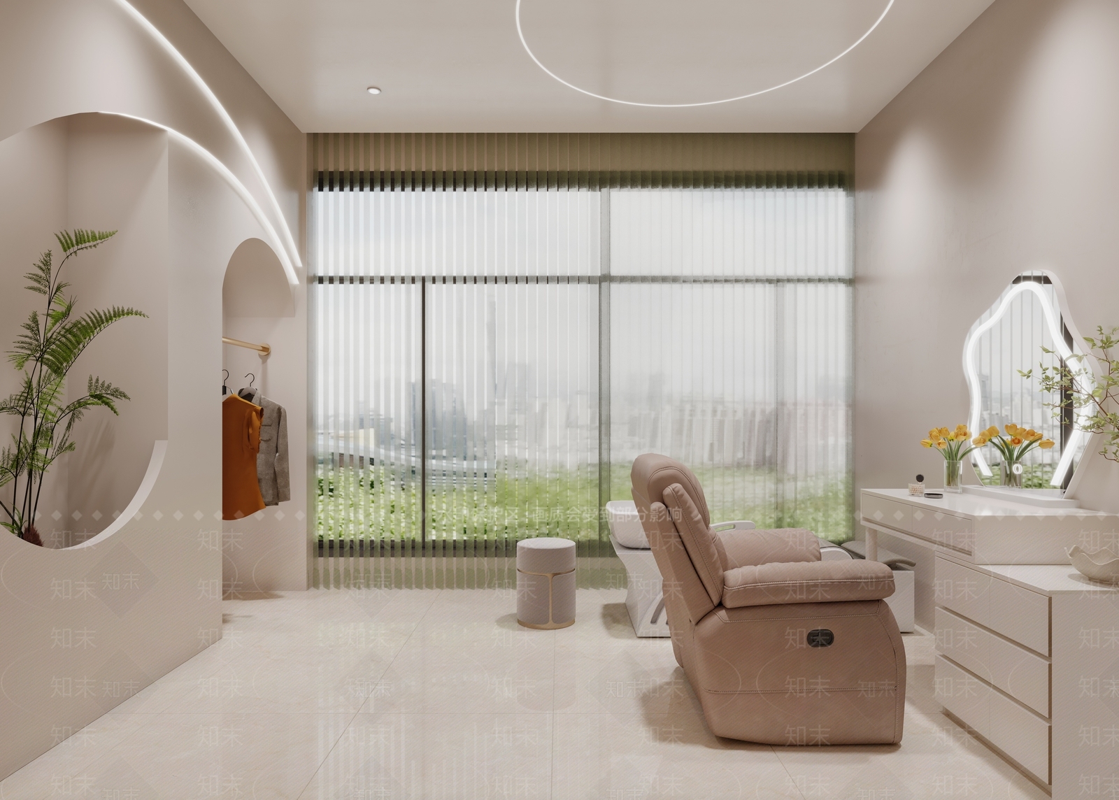 侘寂美容院3D模型下载【ID:1172115235】