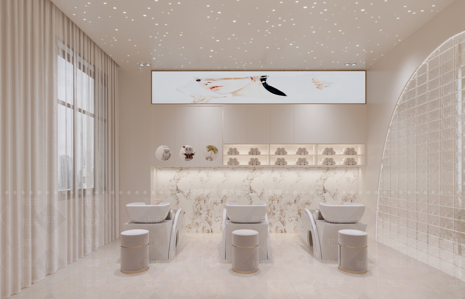 侘寂美容院3D模型下载【ID:1172115235】