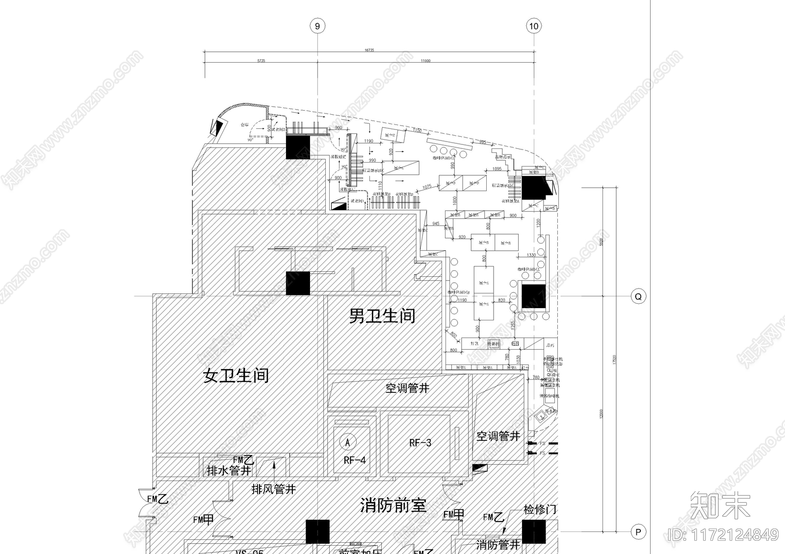 现代展厅施工图下载【ID:1172124849】