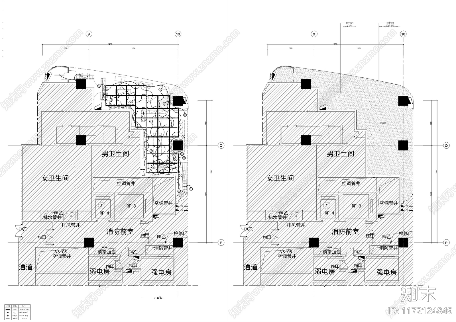 现代展厅cad施工图下载【ID:1172124849】