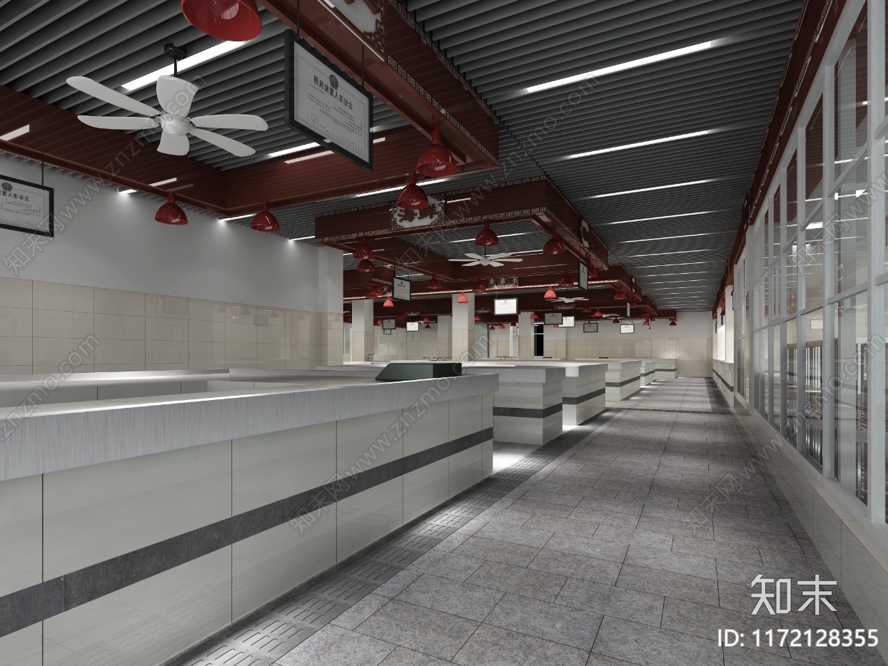 现代其他工装空间cad施工图下载【ID:1172128355】