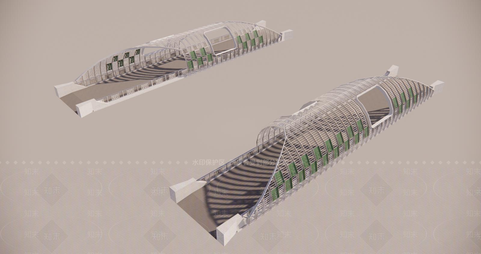现代大桥SU模型下载【ID:1172131392】