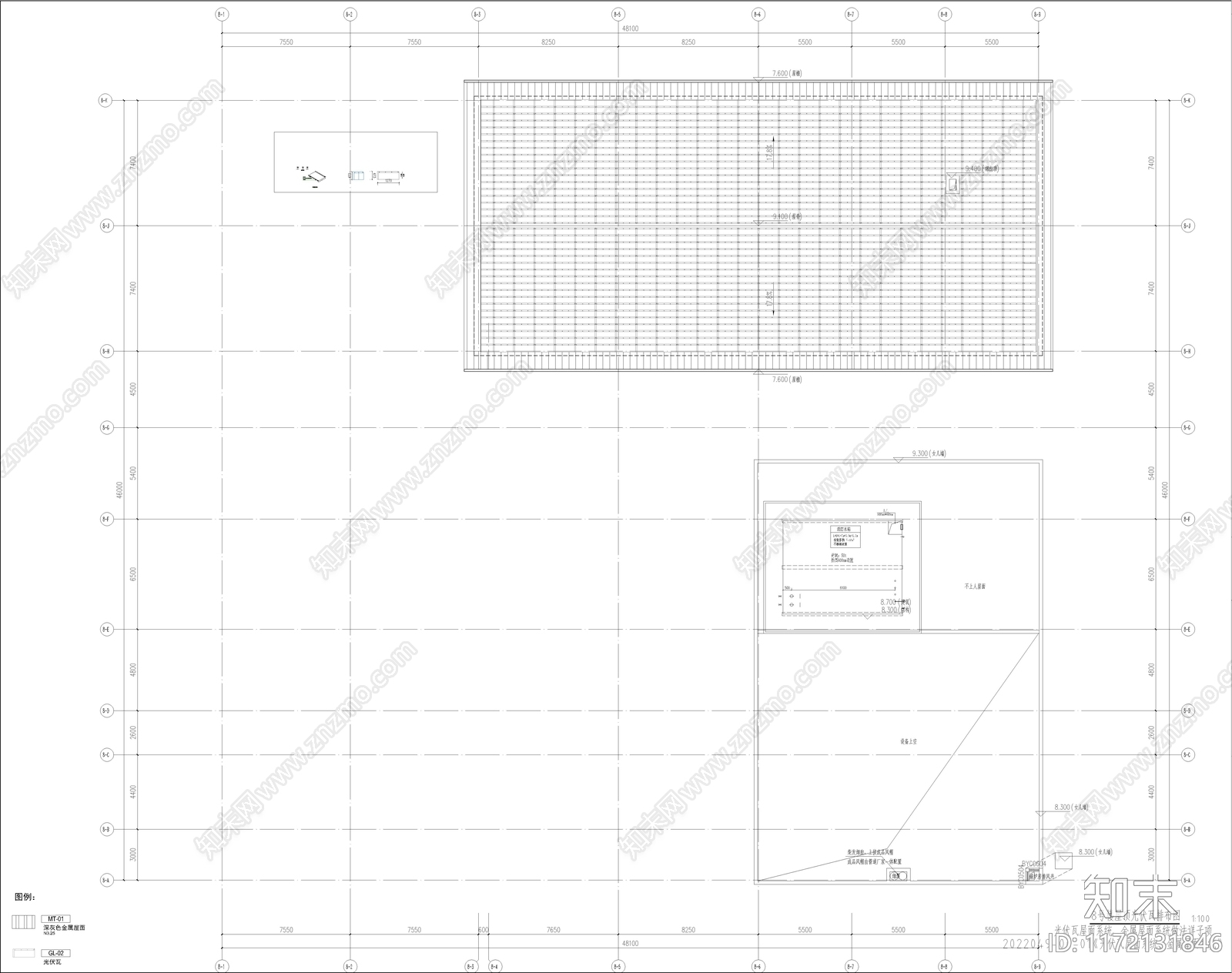 现代民宿建筑cad施工图下载【ID:1172131846】