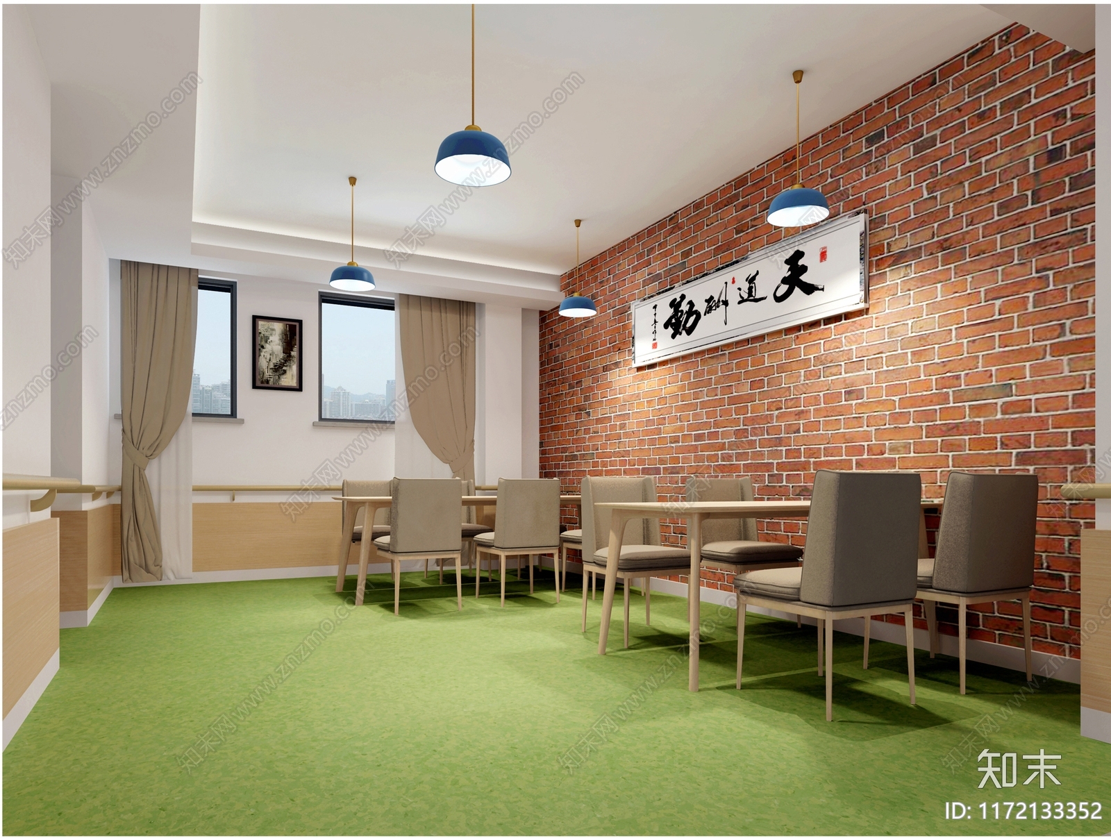 现代其他公共空间cad施工图下载【ID:1172133352】