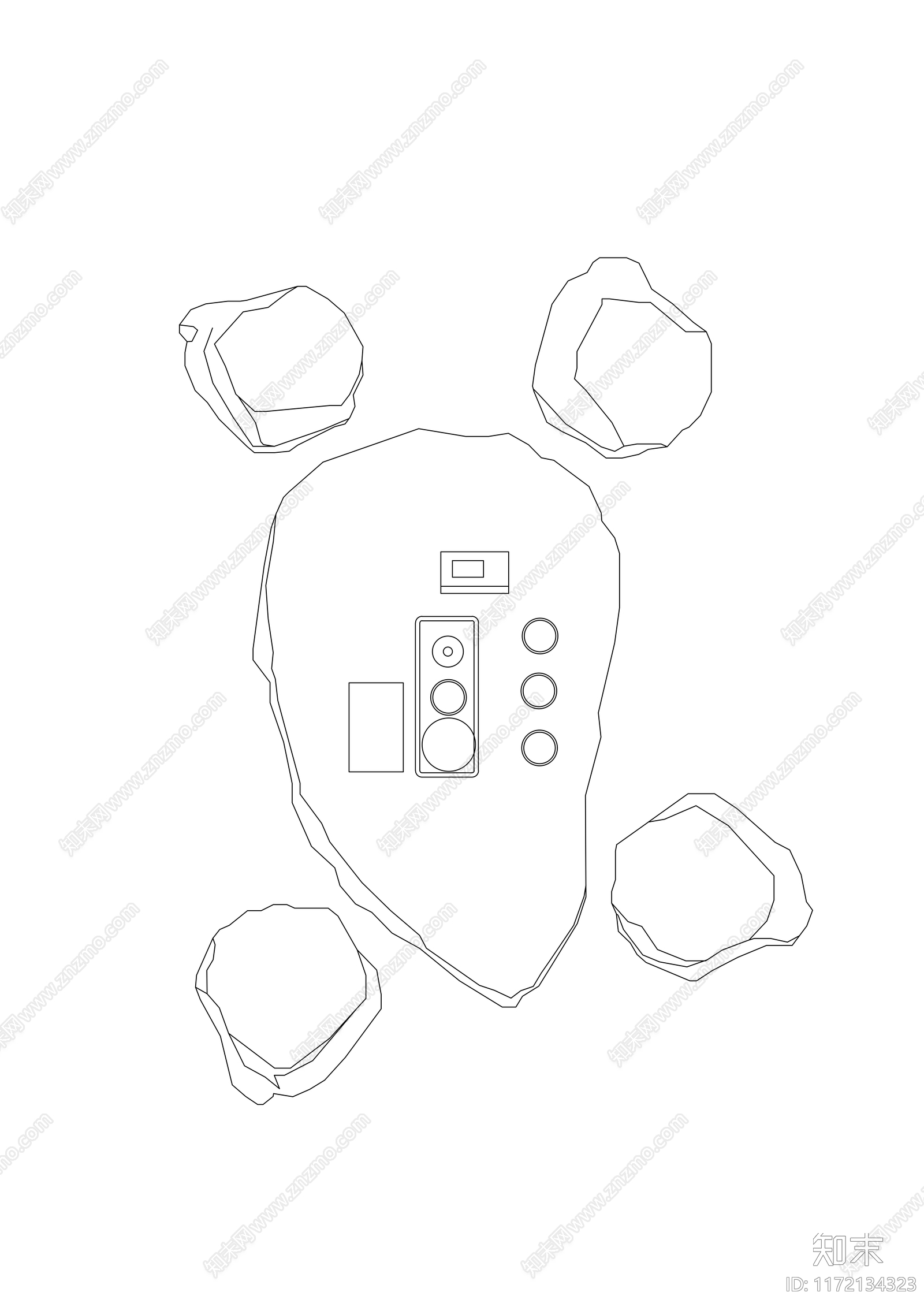 景观平面图施工图下载【ID:1172134323】